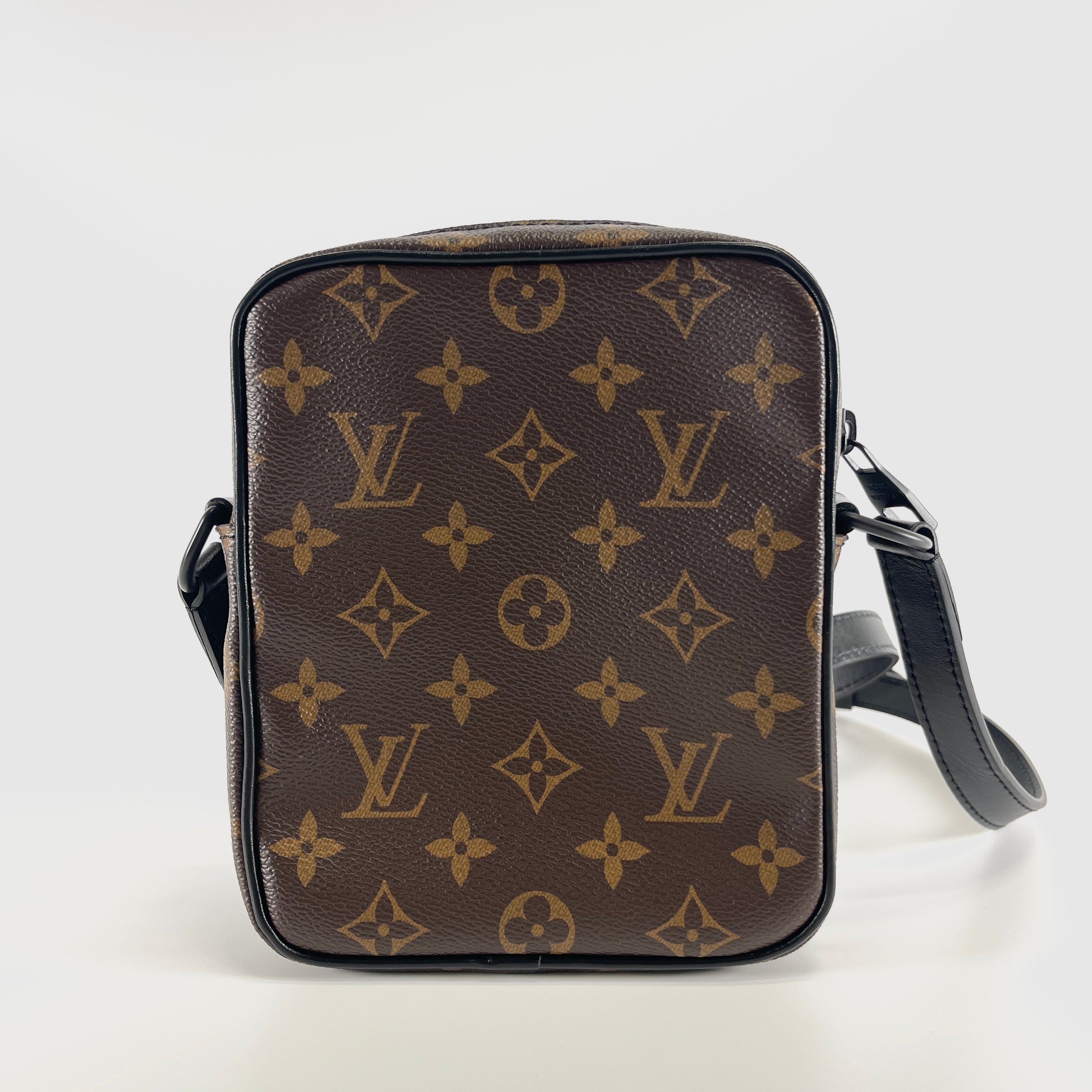 2606 secondhand LV Monogram Macassar Christopher Love Wallet M69404 Brown RFID