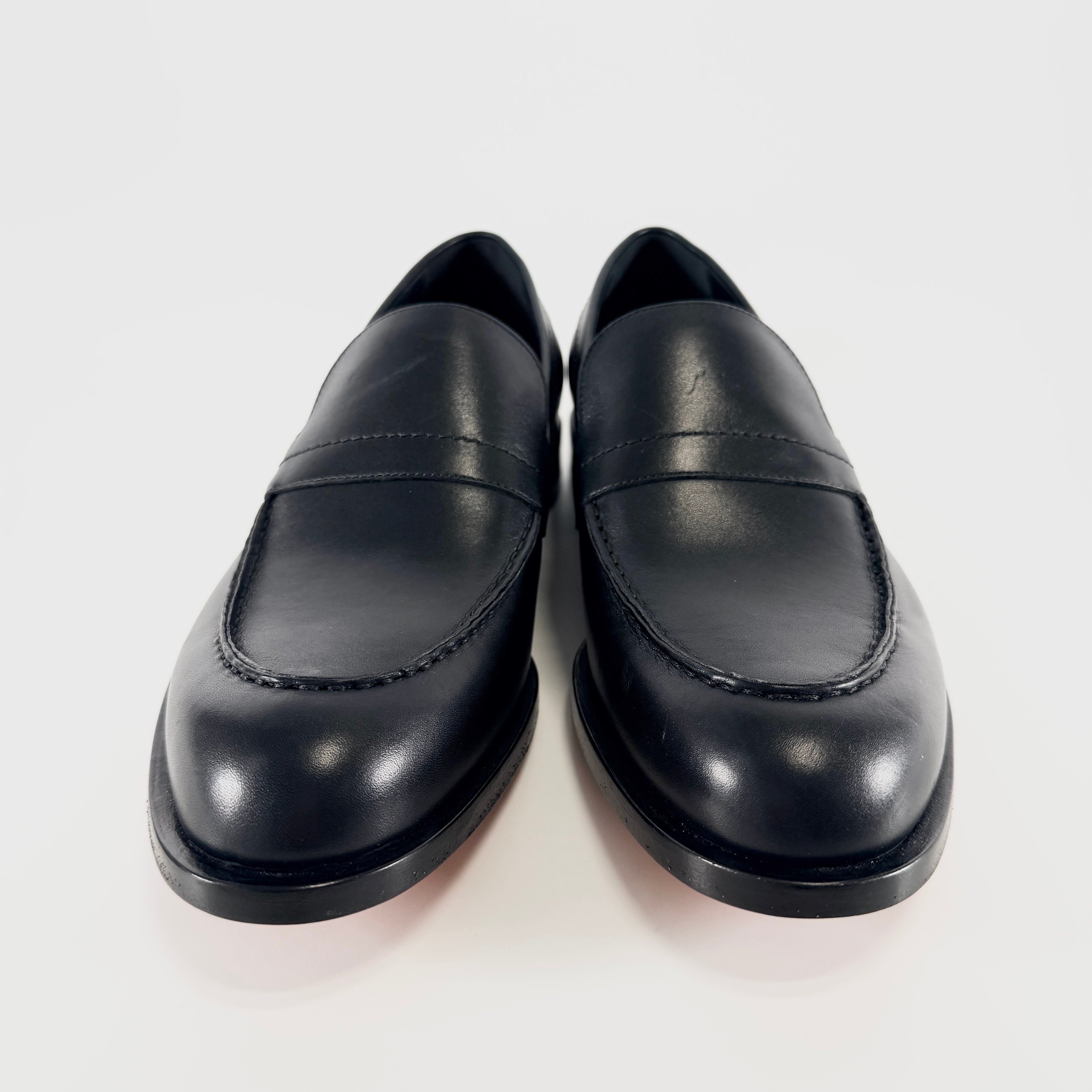2602 secondhand HERMES leather shoes / Loafers