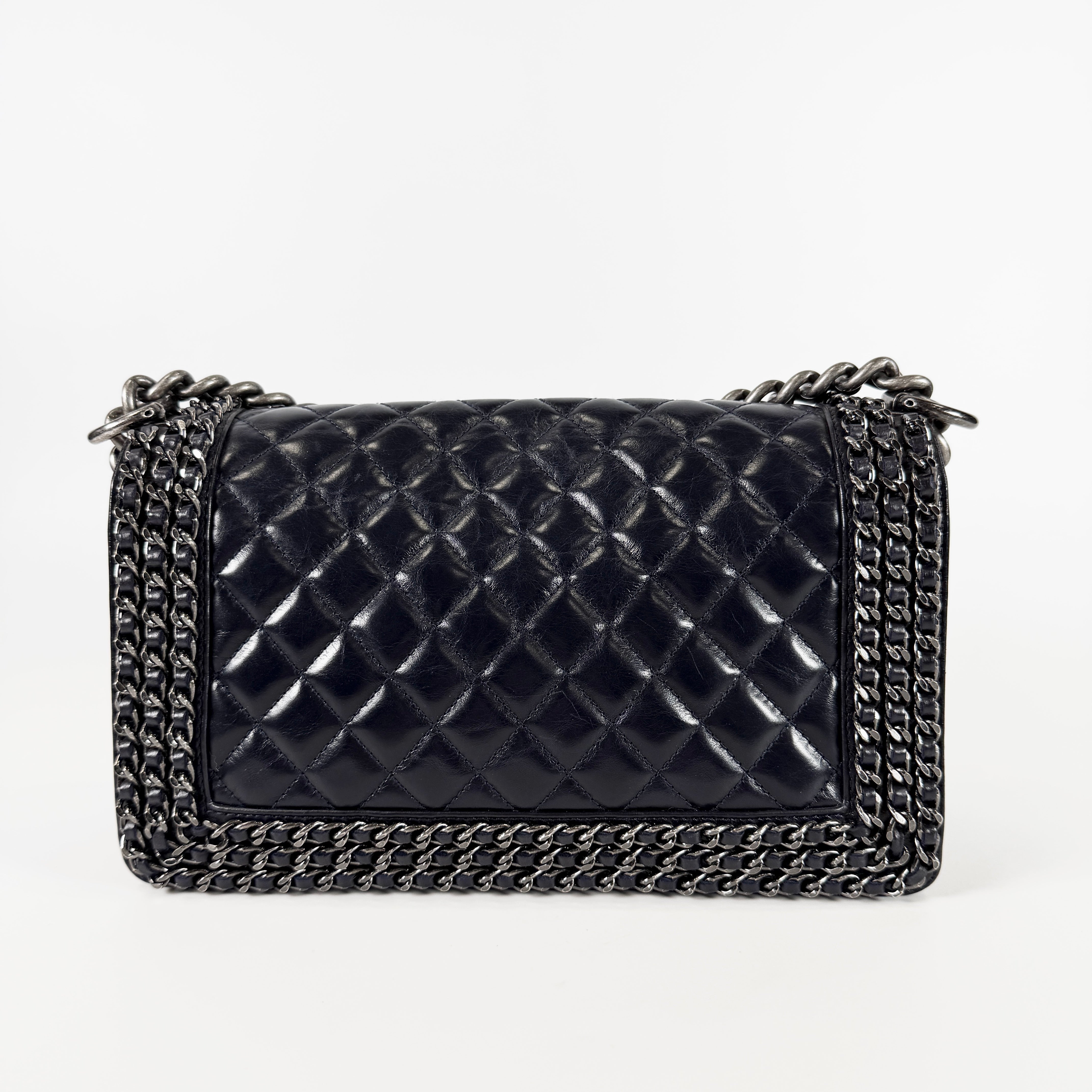 2606 secondhand CHANEL Boy Chain Shoulder Bag