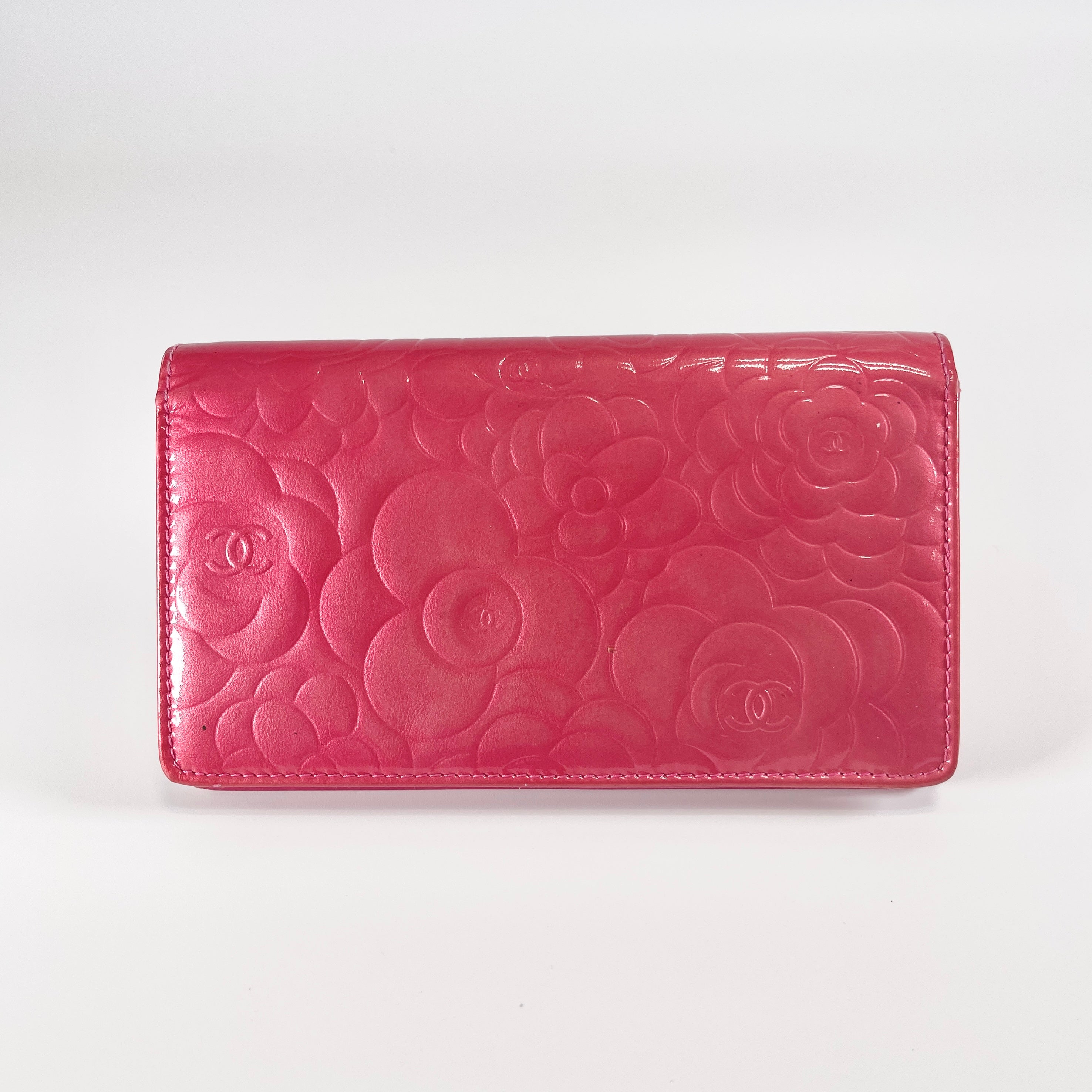2603 secondhand CHANEL Camellia wallet