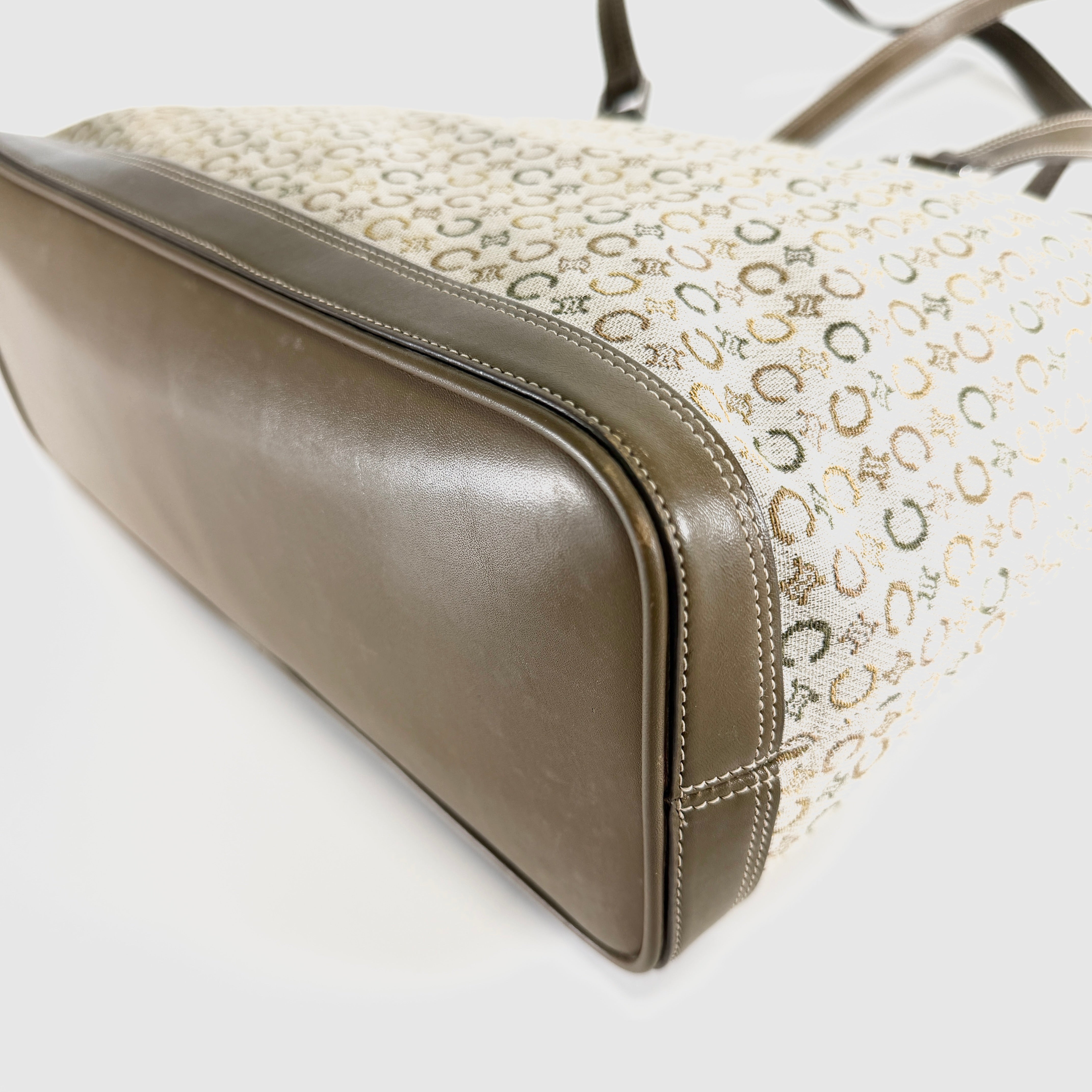 2607 secondhand CELINE C Macadam Tote Bag