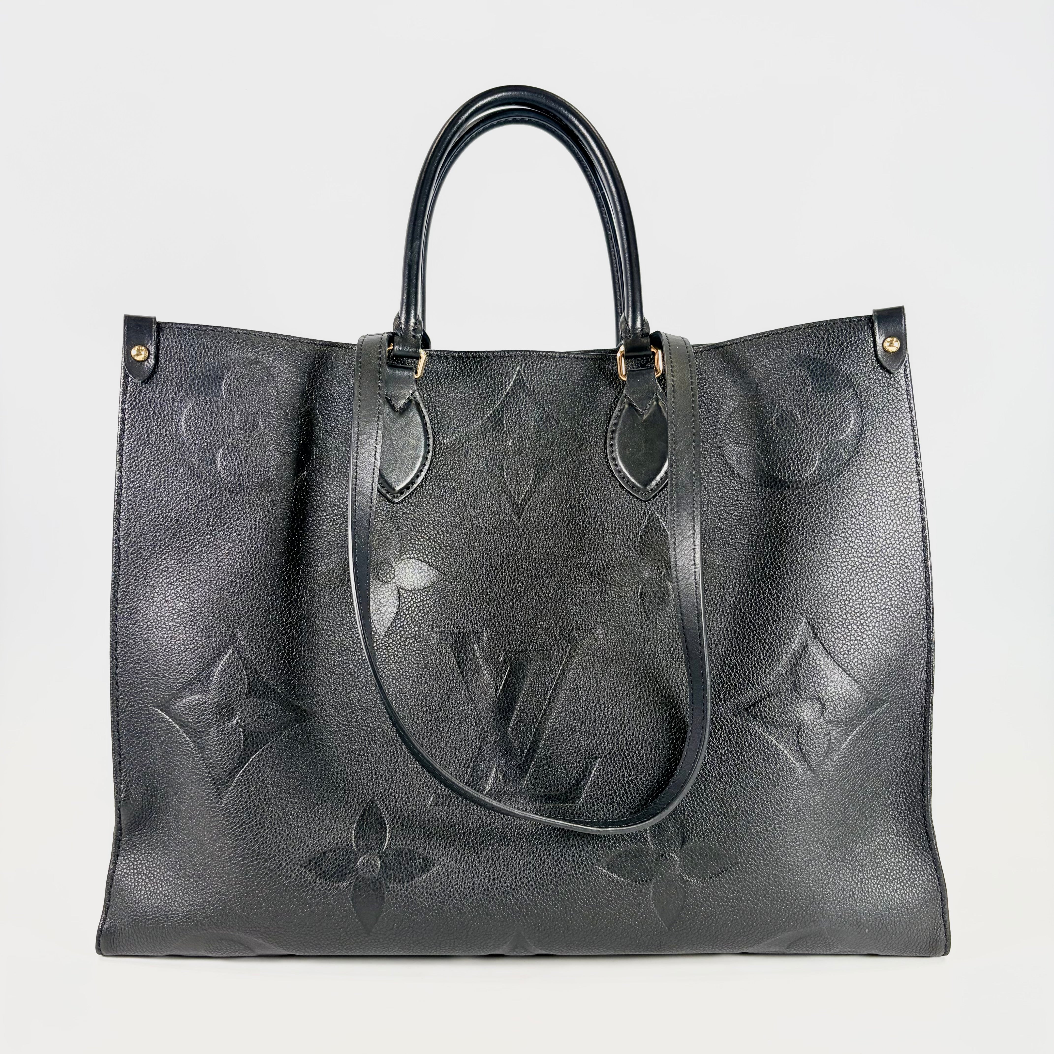 2604 secondhand LV Monogram Empreinte On the Go GM Noir RFIDM44925