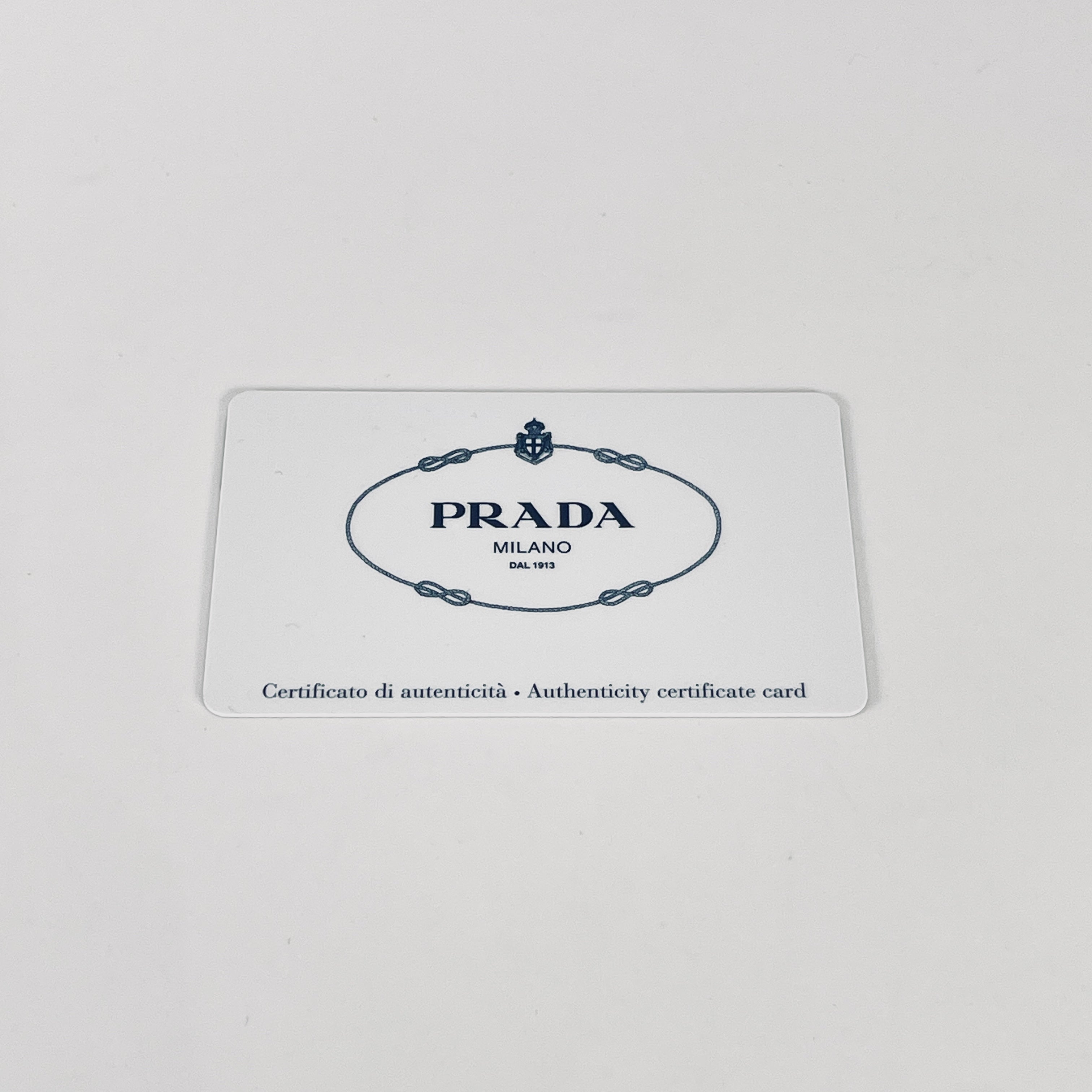 2606 secondhand PRADA denim Clutch Bag