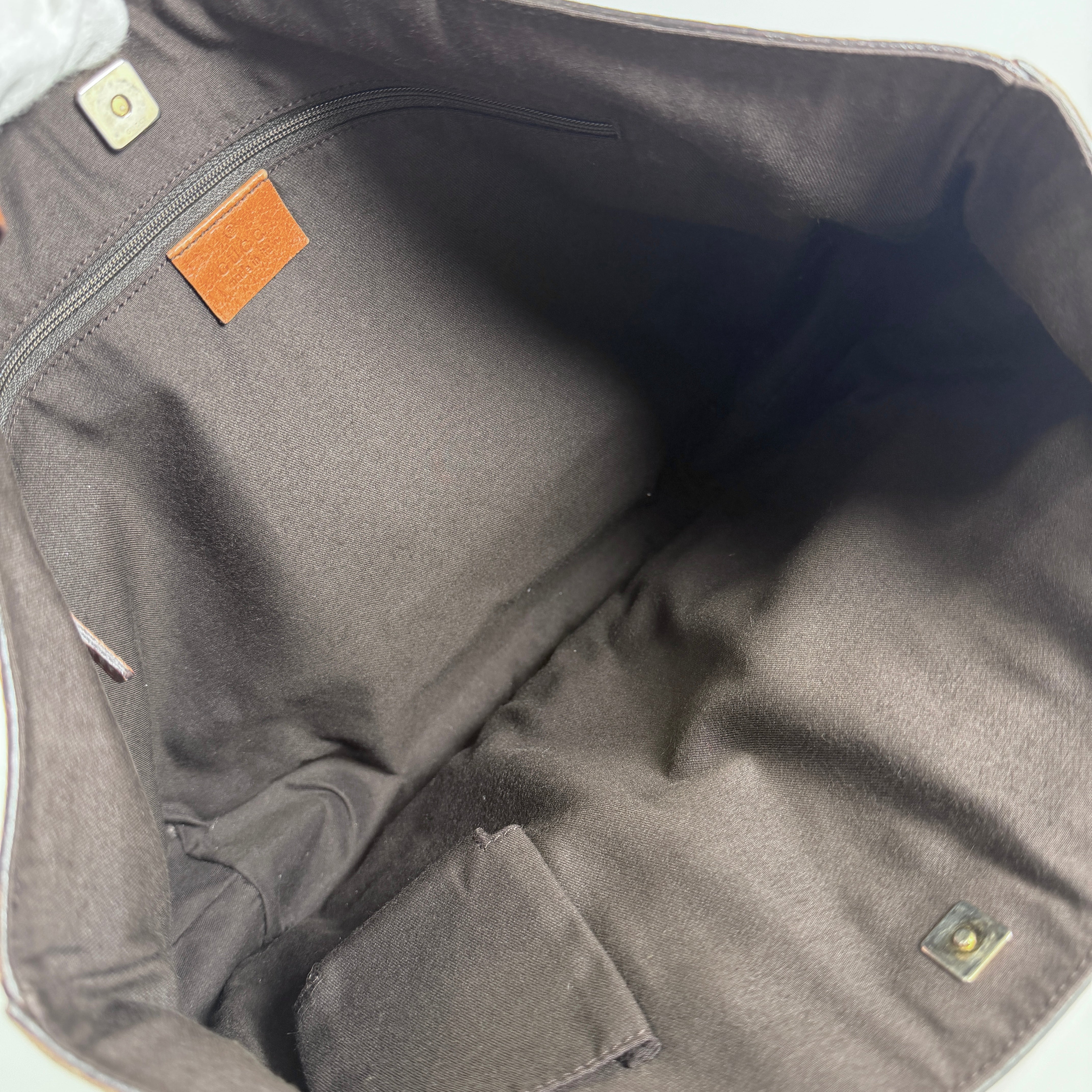 2606 secondhand GUCCI GG canvas Tote Bag