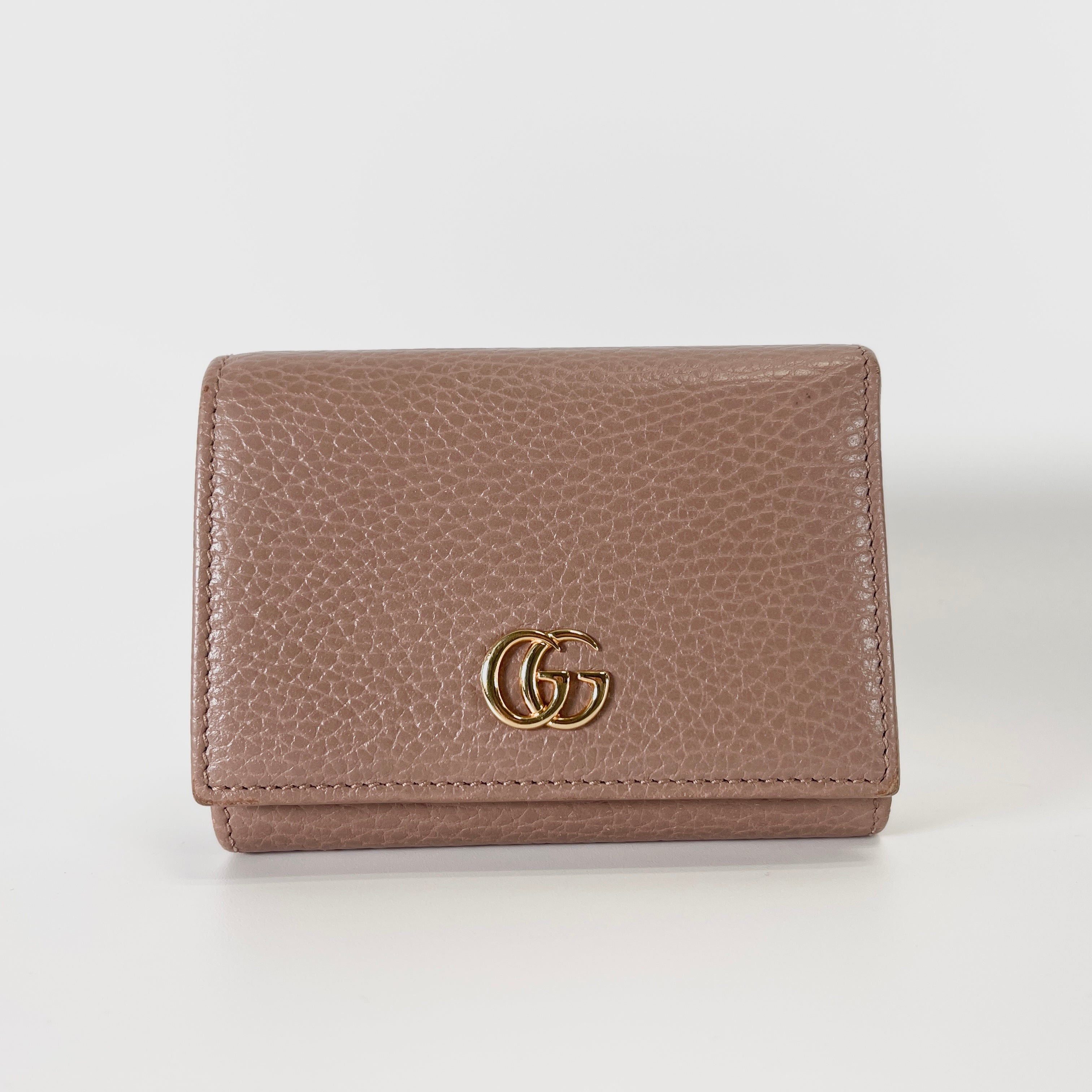 2605 secondhand GUCCI GG Marmont compact wallet