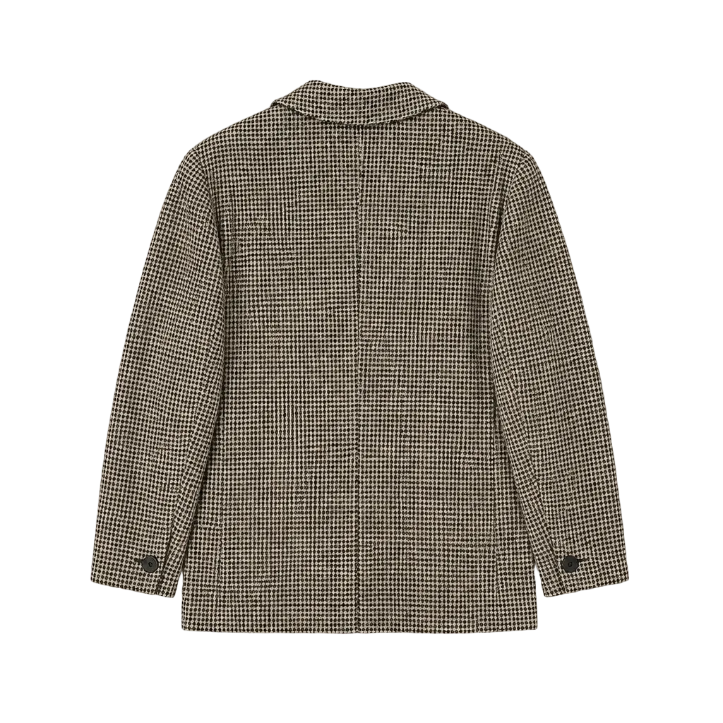 2607 secondhand jacket MAX MARA beige black polyester nylon size 42 ladies