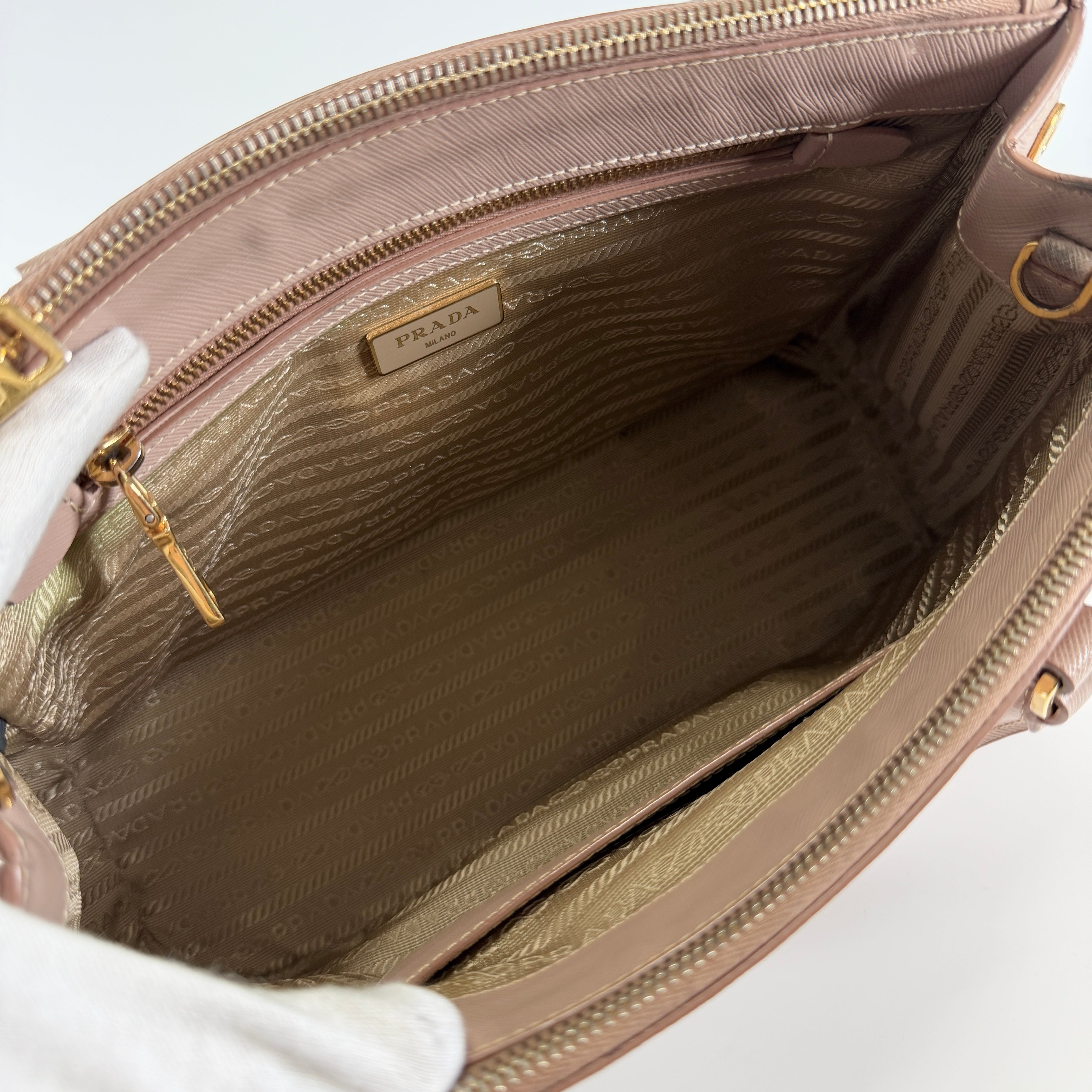 2607 secondhand PRADA Galleria 2WAY hand bag
