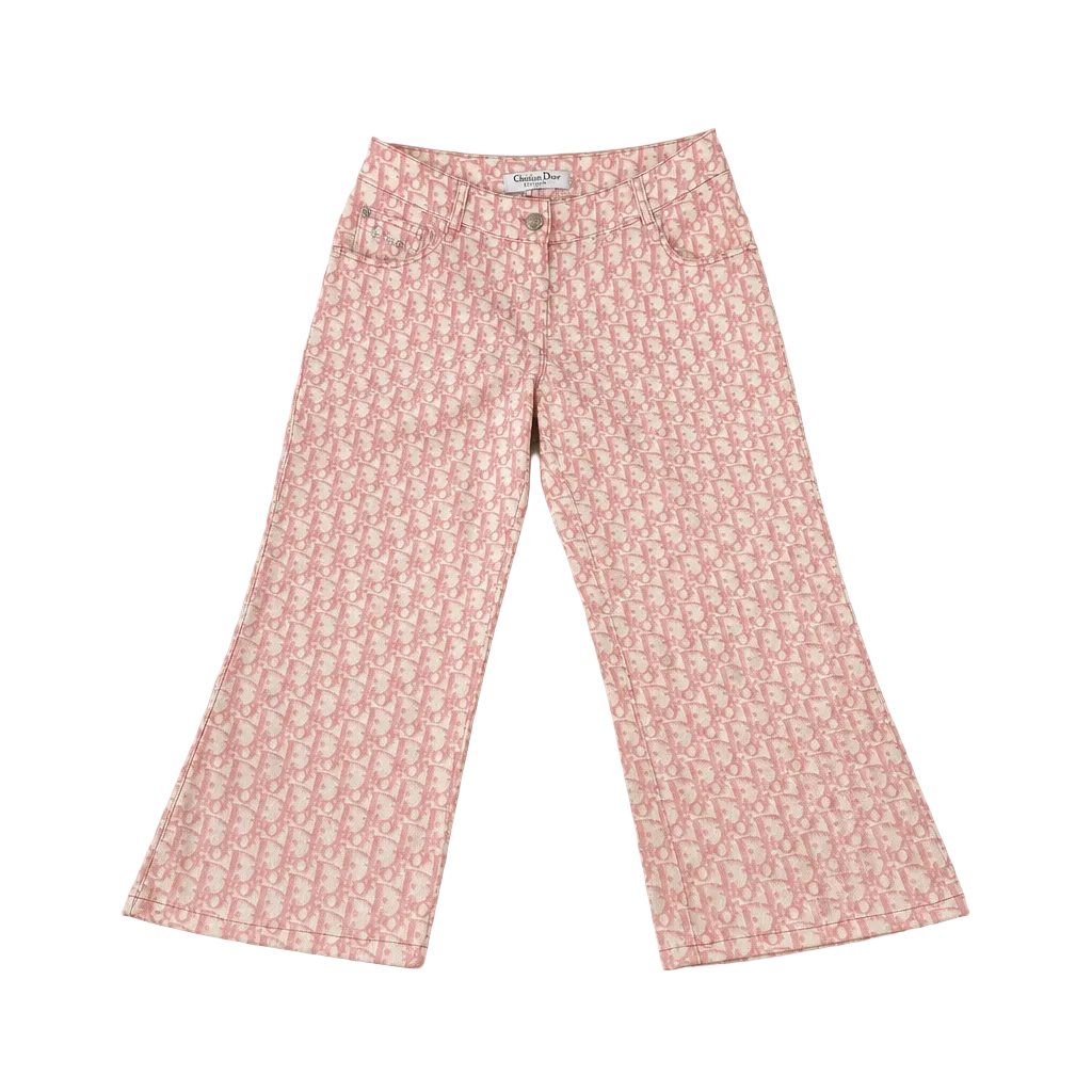 2606 secondhand CD pants pink Trotter Pattern