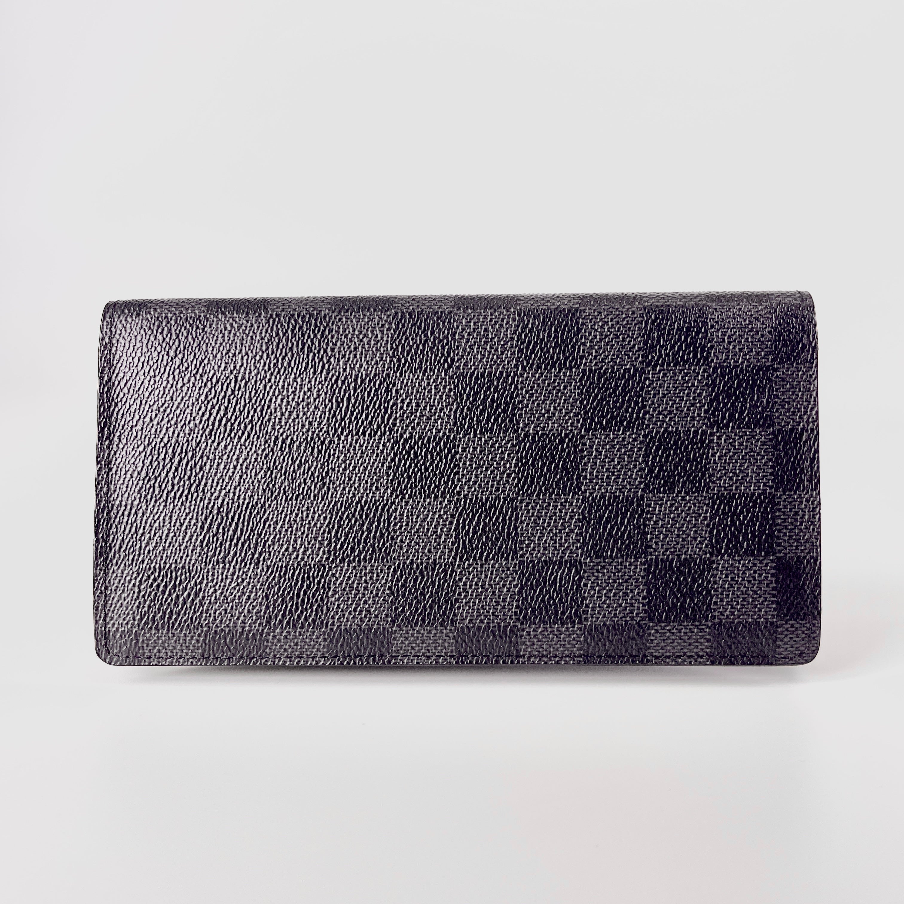 2603 secondhand LV Portefeuille Brother Damier Graphite initial