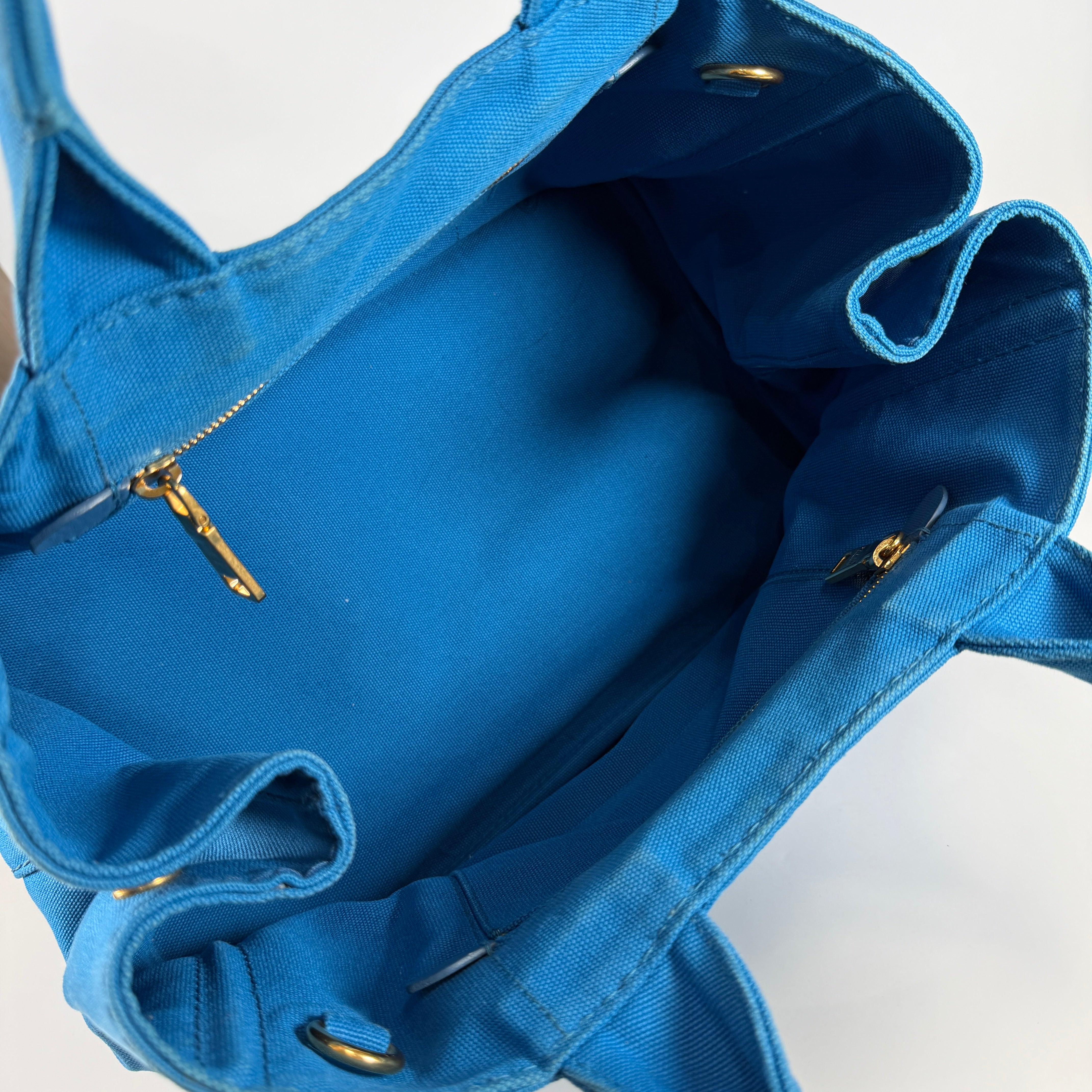 2607 secondhand PRADA Canapa Tote Bag #M
