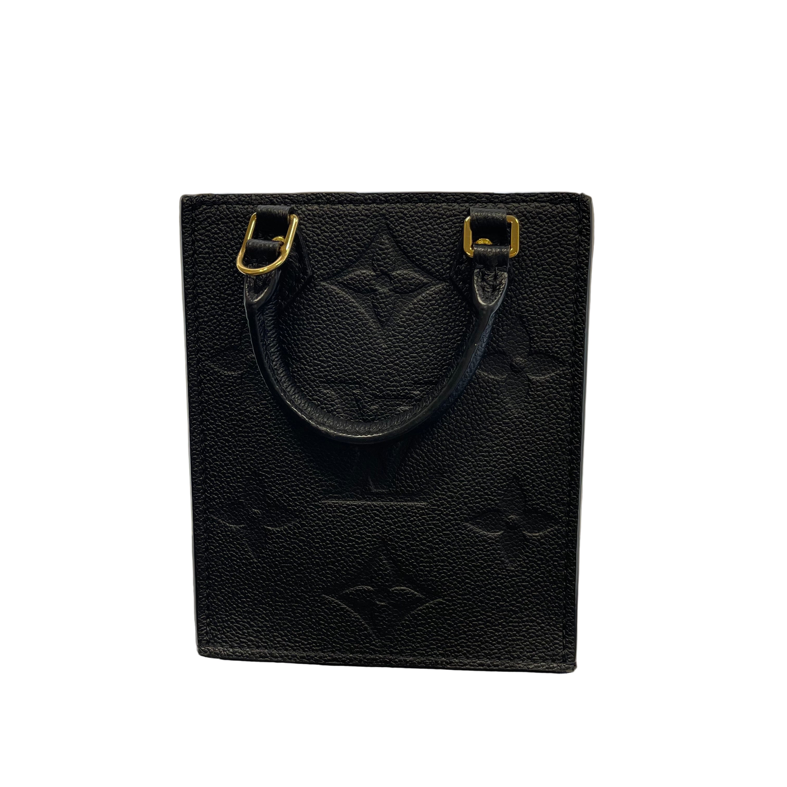 2511 Louis Vuitton Petite Sac Pla 2-Way Bag in Implant Black