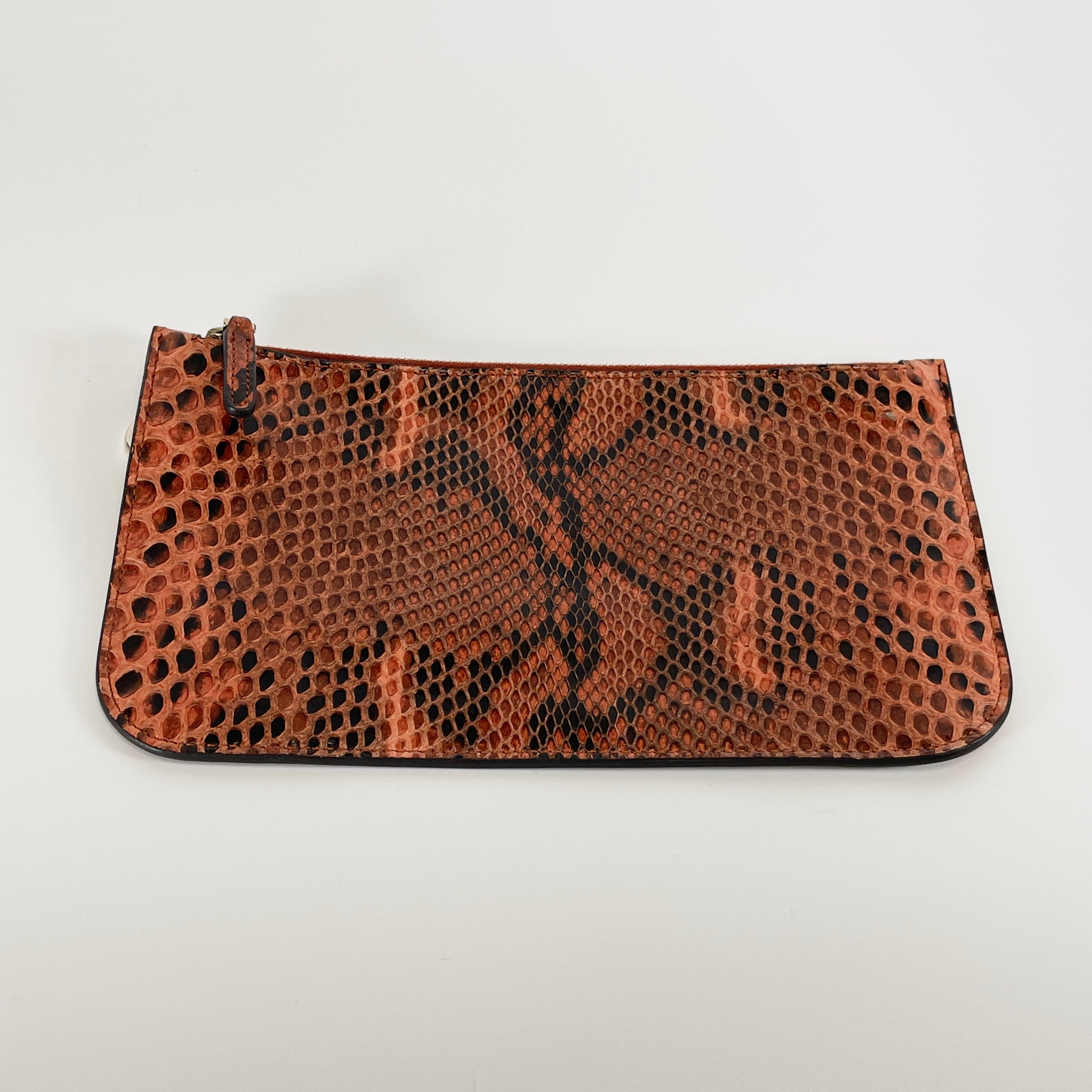 2605 secondhand GUCCI leather Tote Bag orange pouch card