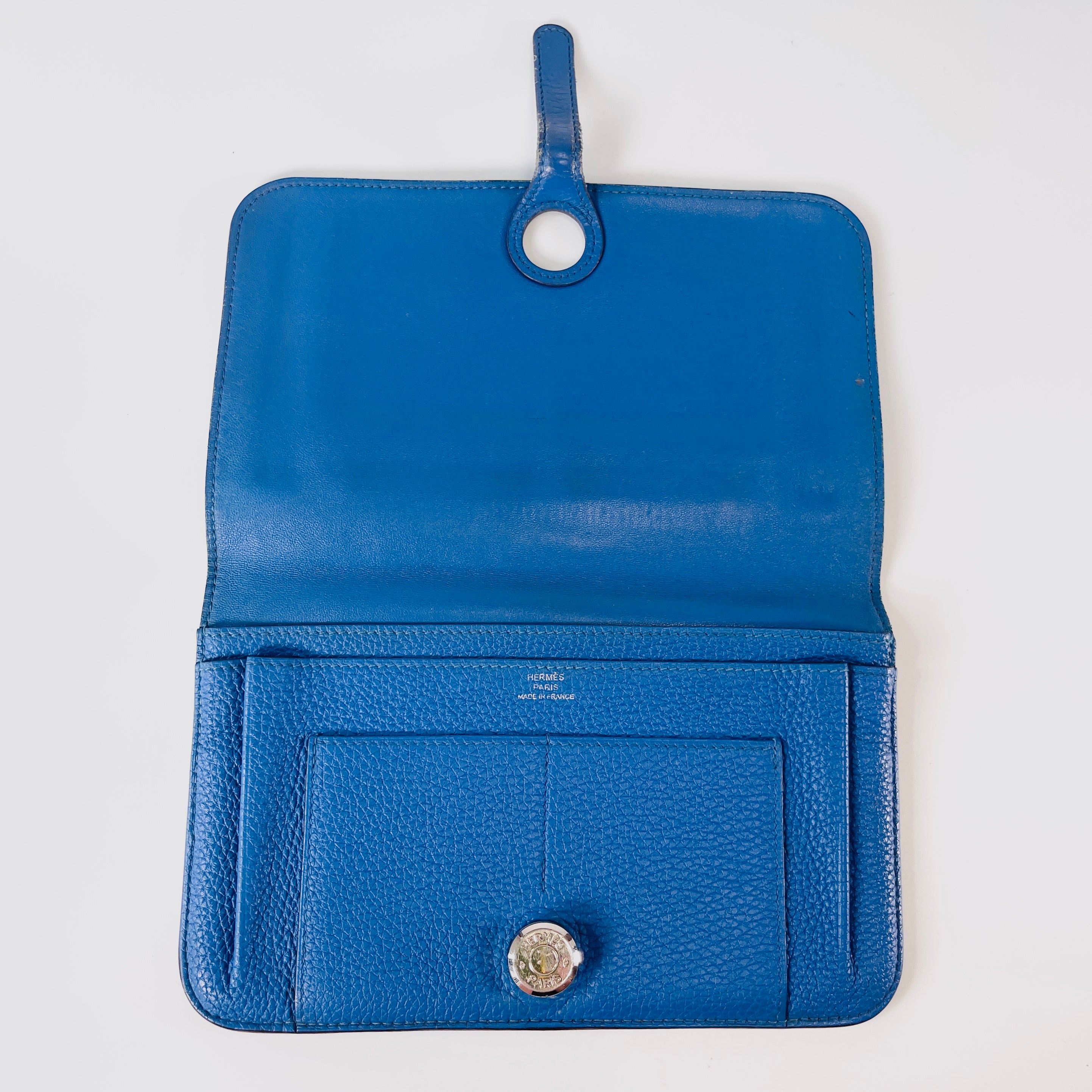 2604 secondhand HERMES ★ Swift Dogon long Sun SV metal fittings X time mark box booklet