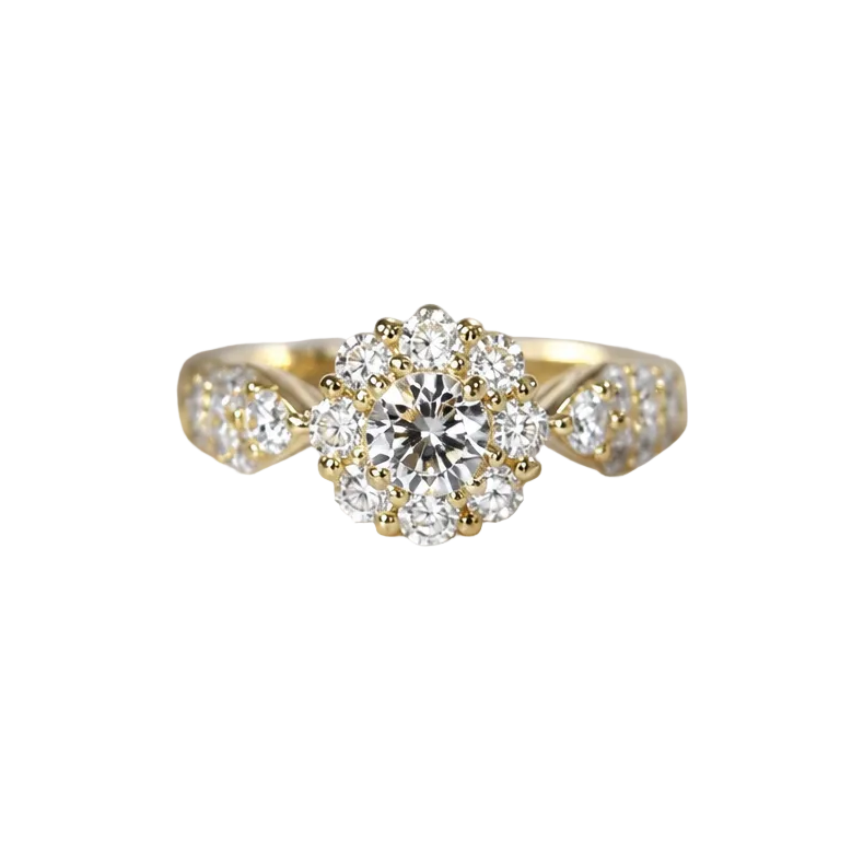 2606 secondhand K18 D0.22/0.64ct 2.77g