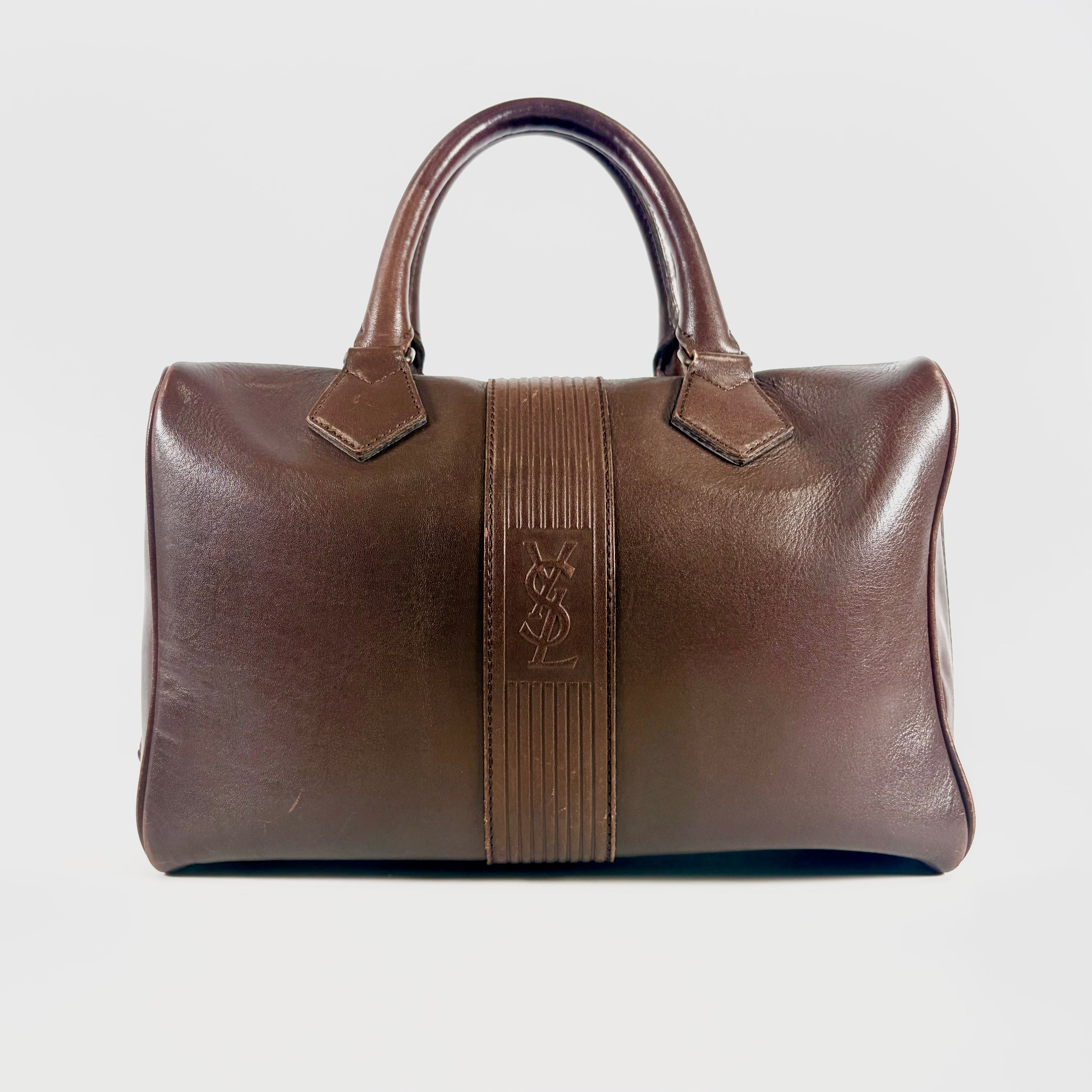 SAINT LAURENT YSL Vintage Boston Bag