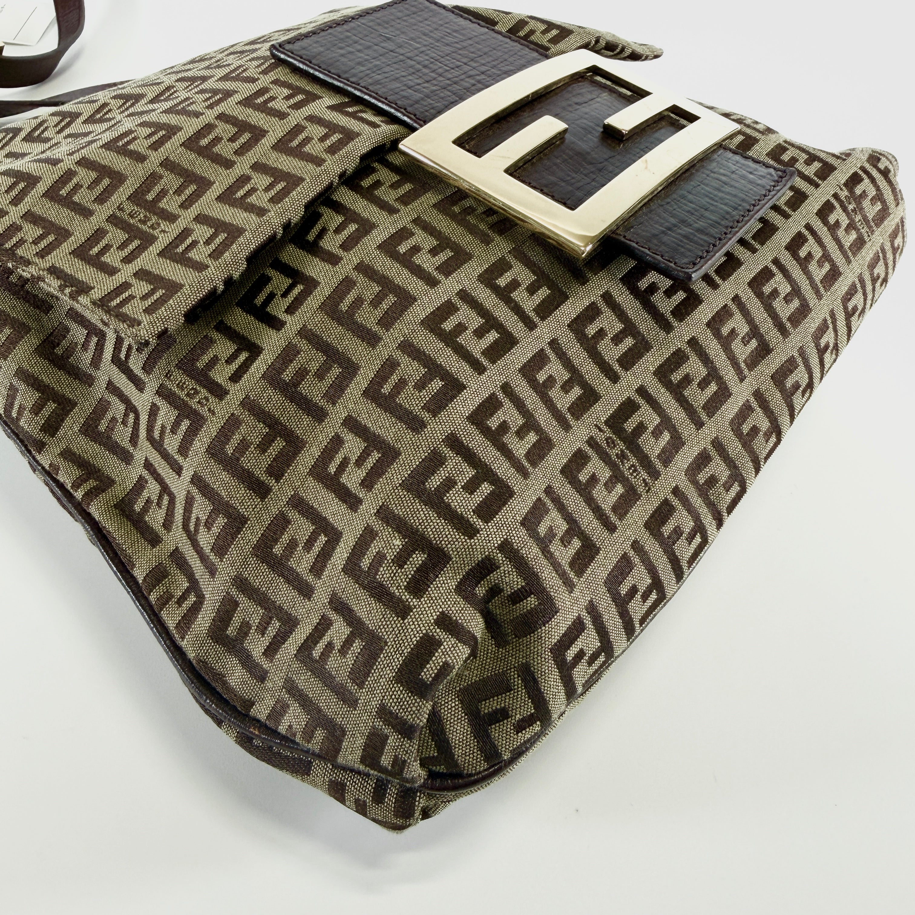 2605 secondhand FENDI Zucchino Mamma Shoulder bag
