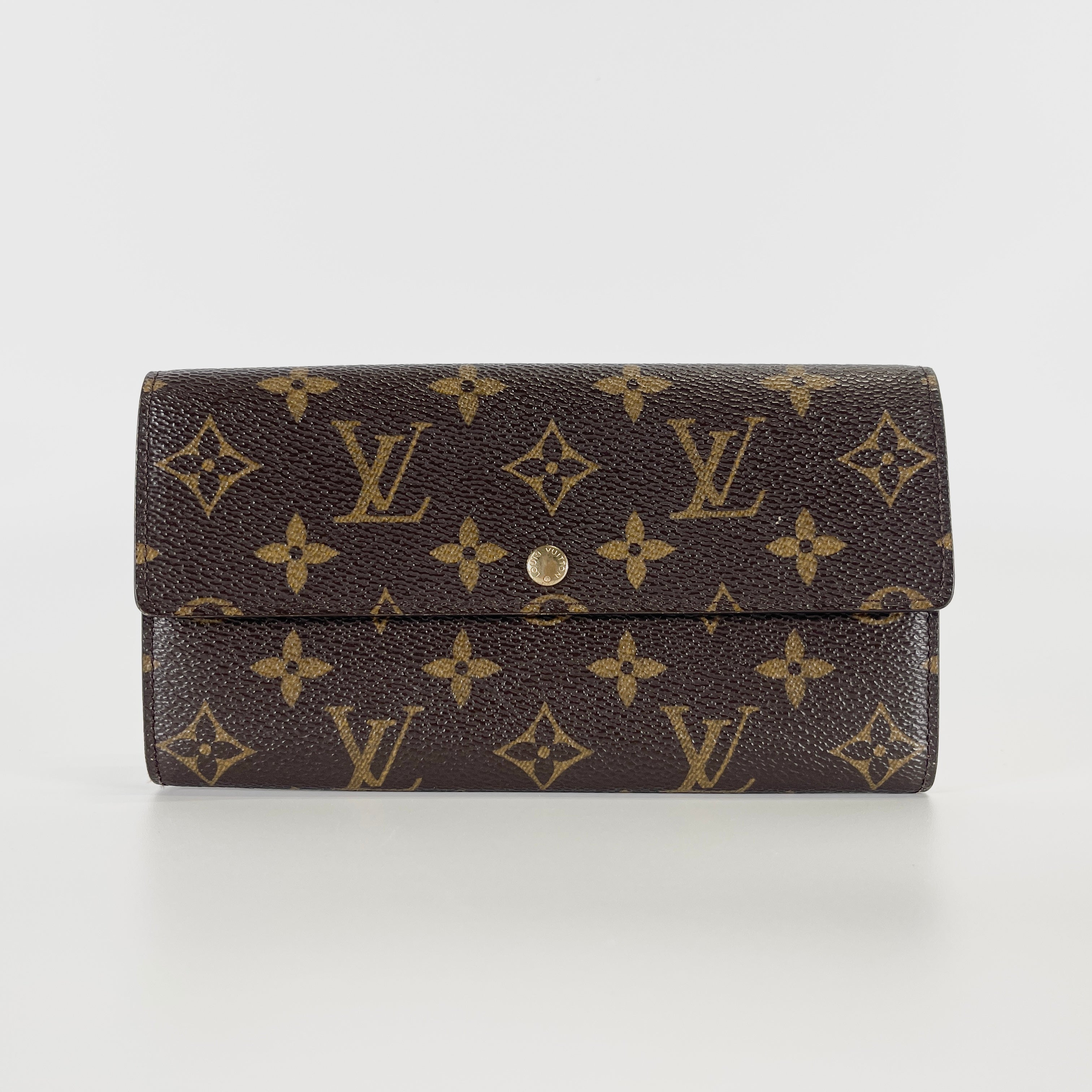 2605 secondhand LV Monogram Portefeuille Sarah