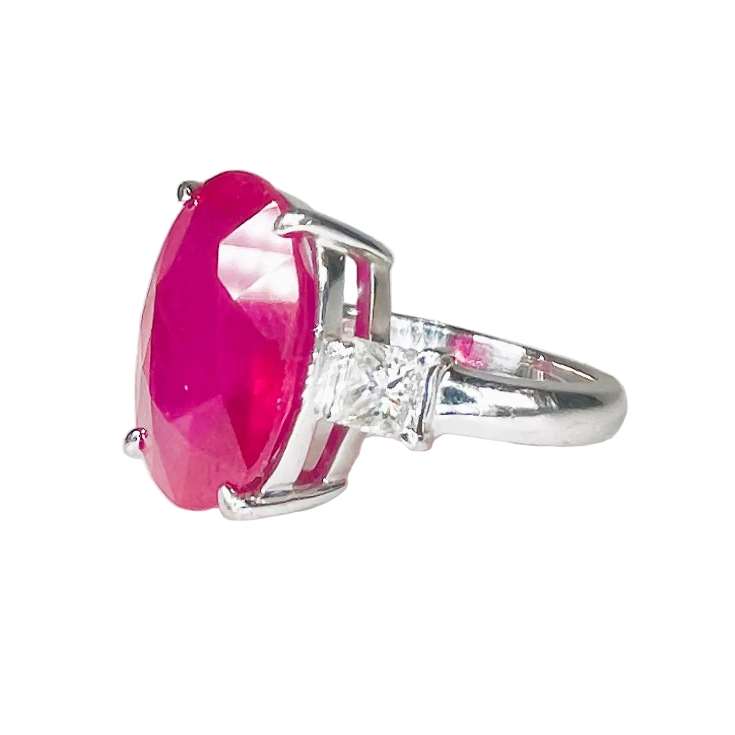 2603 secondhand K18WG R9.5ct/D0.6ct 7.6g #12