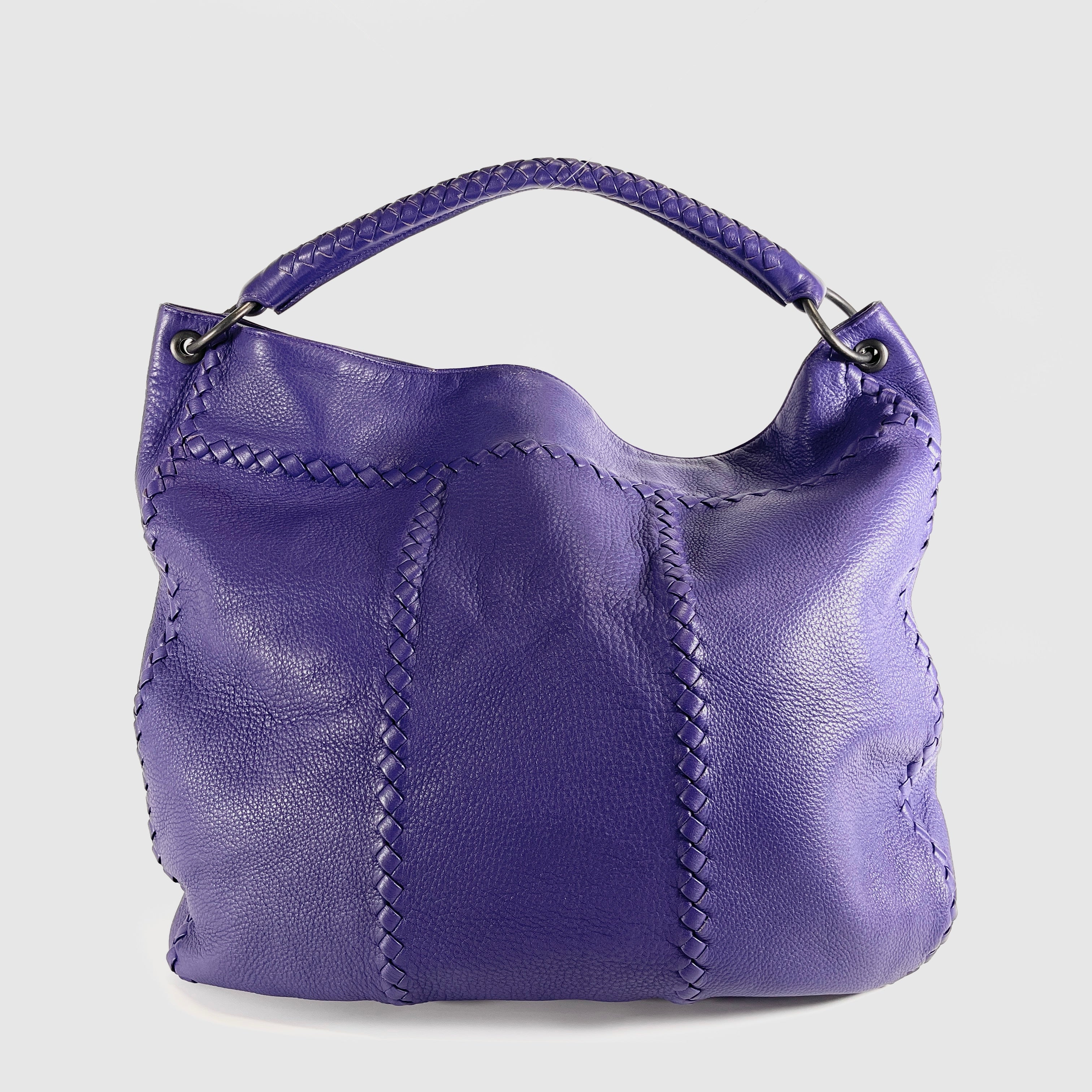 2605 secondhand BOTTEGAVENETA cicada shoulder purple