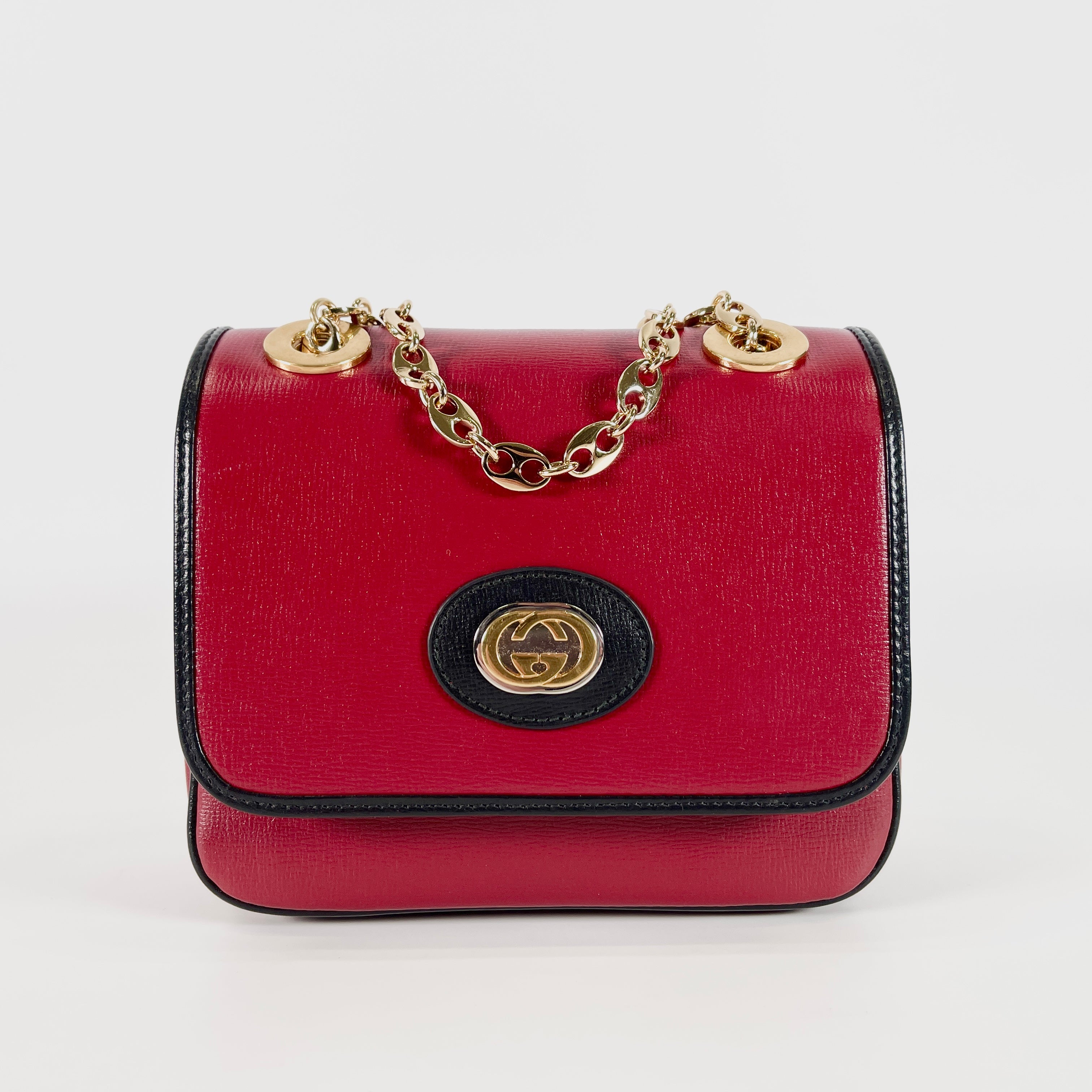 2603 secondhand GUCCI Interlocking G Chain Shoulder Bag