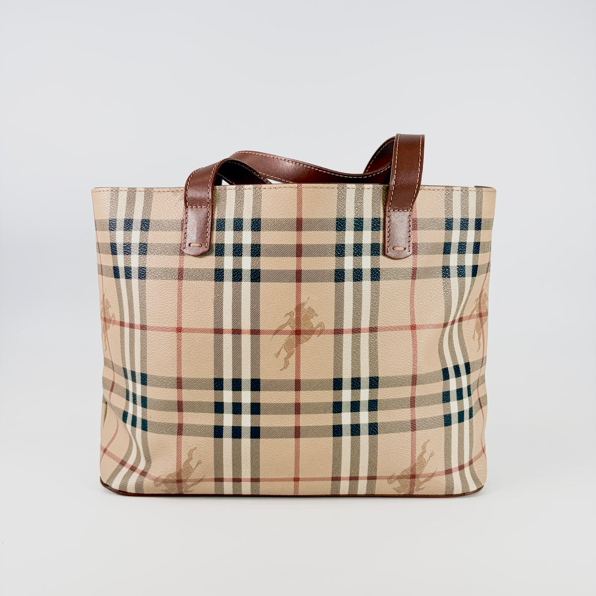 2605 secondhand BURBERRY Nova check Tote