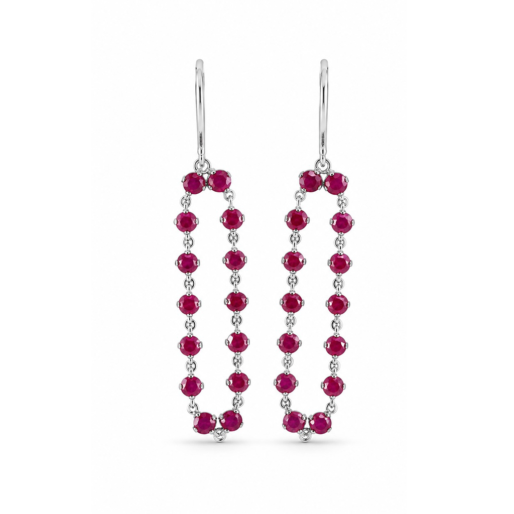 2606 secondhand K18WG Ruby 1.10ct 2.8g