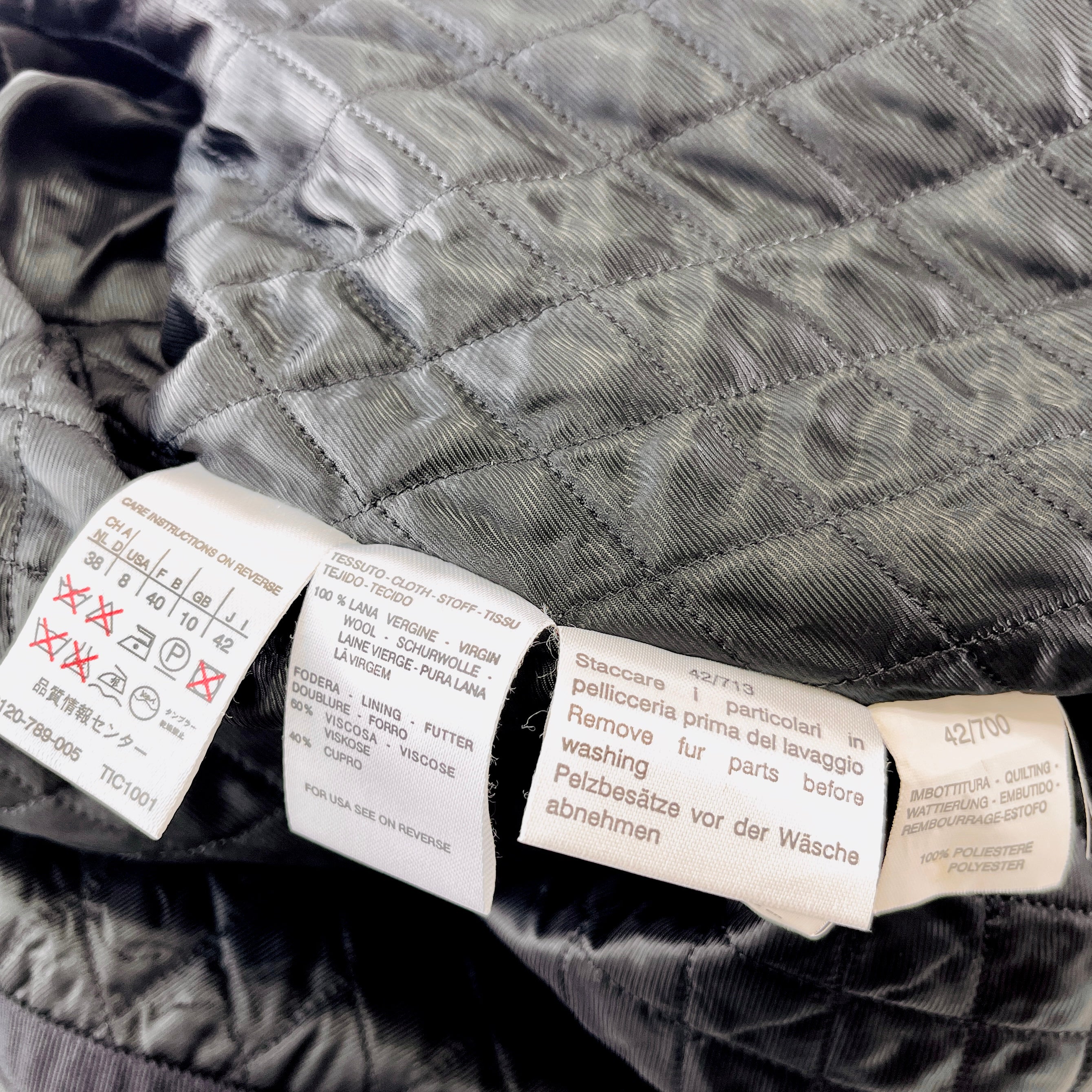 2606 secondhand MAX MARA coat fur long