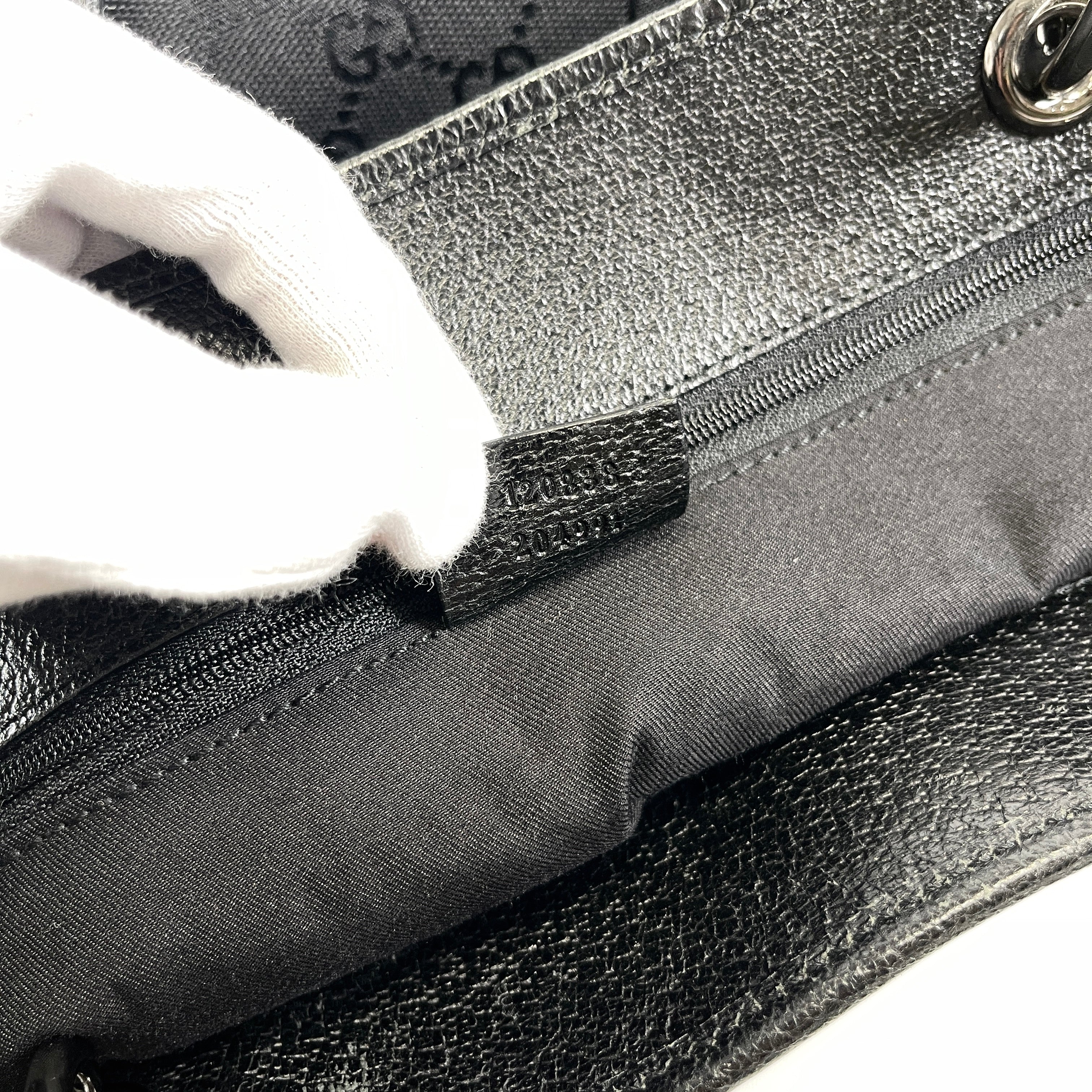 2605 secondhand GUCCI brand bag Tote black