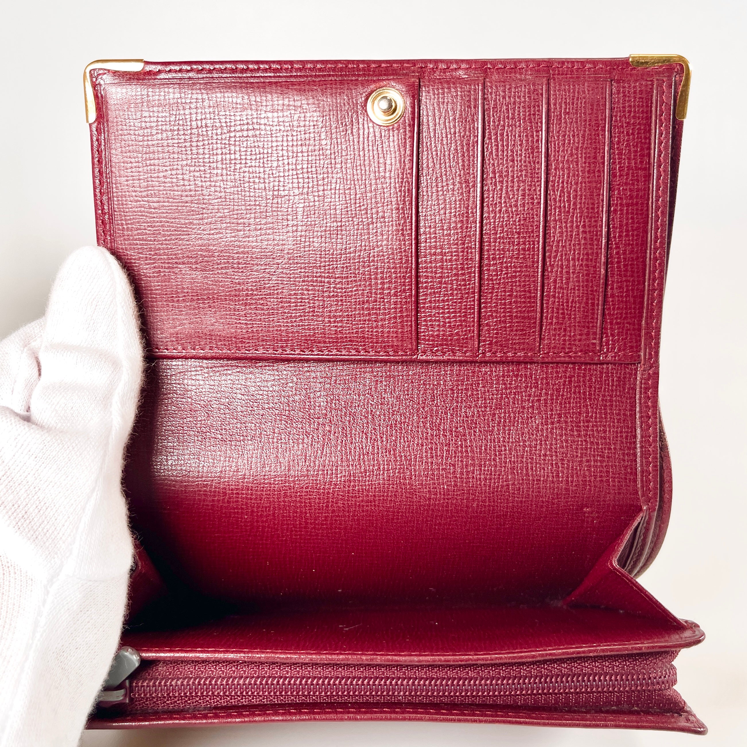 2603 secondhand CARTIER Bifold wallet