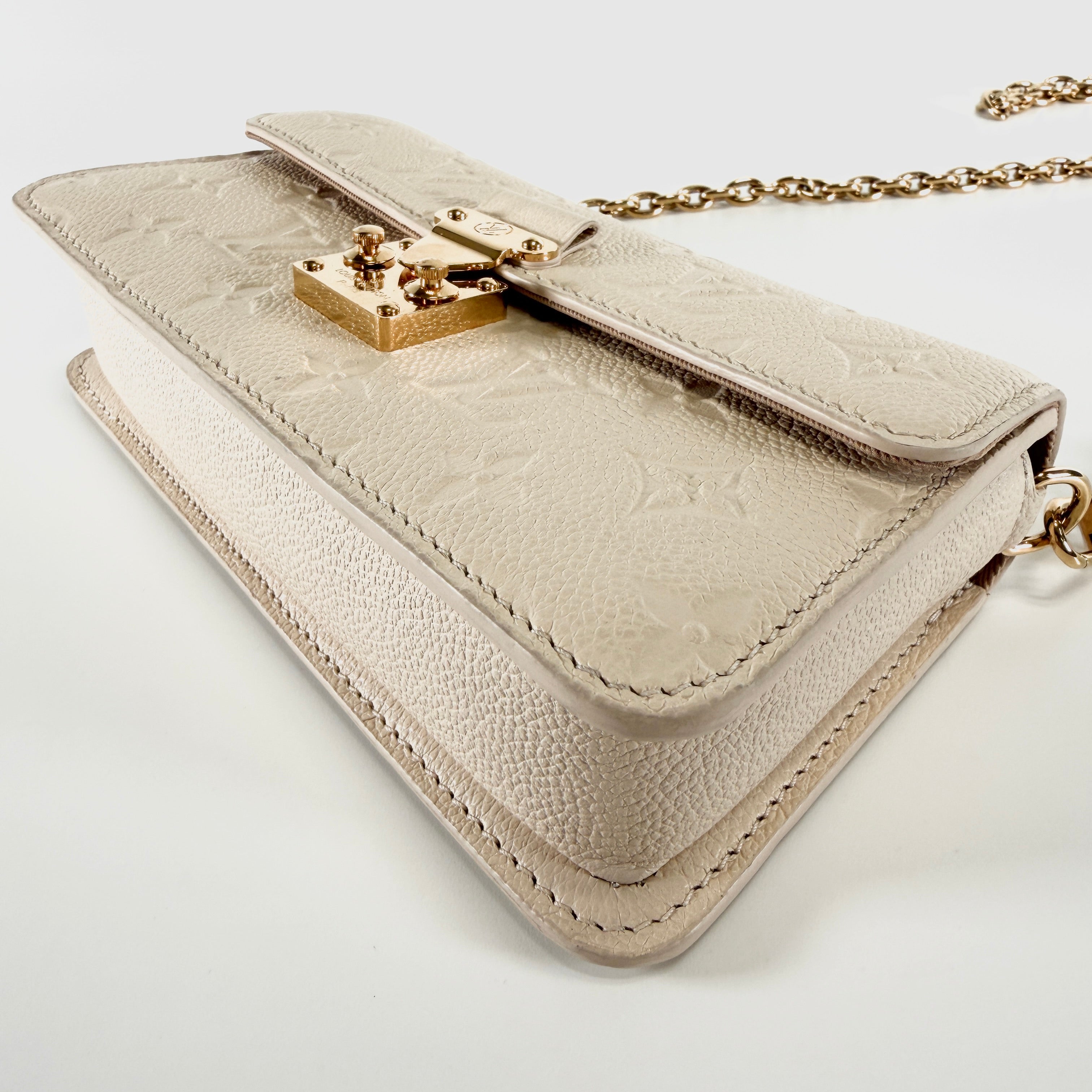 2605 secondhand LV Empreinte Wallet chain