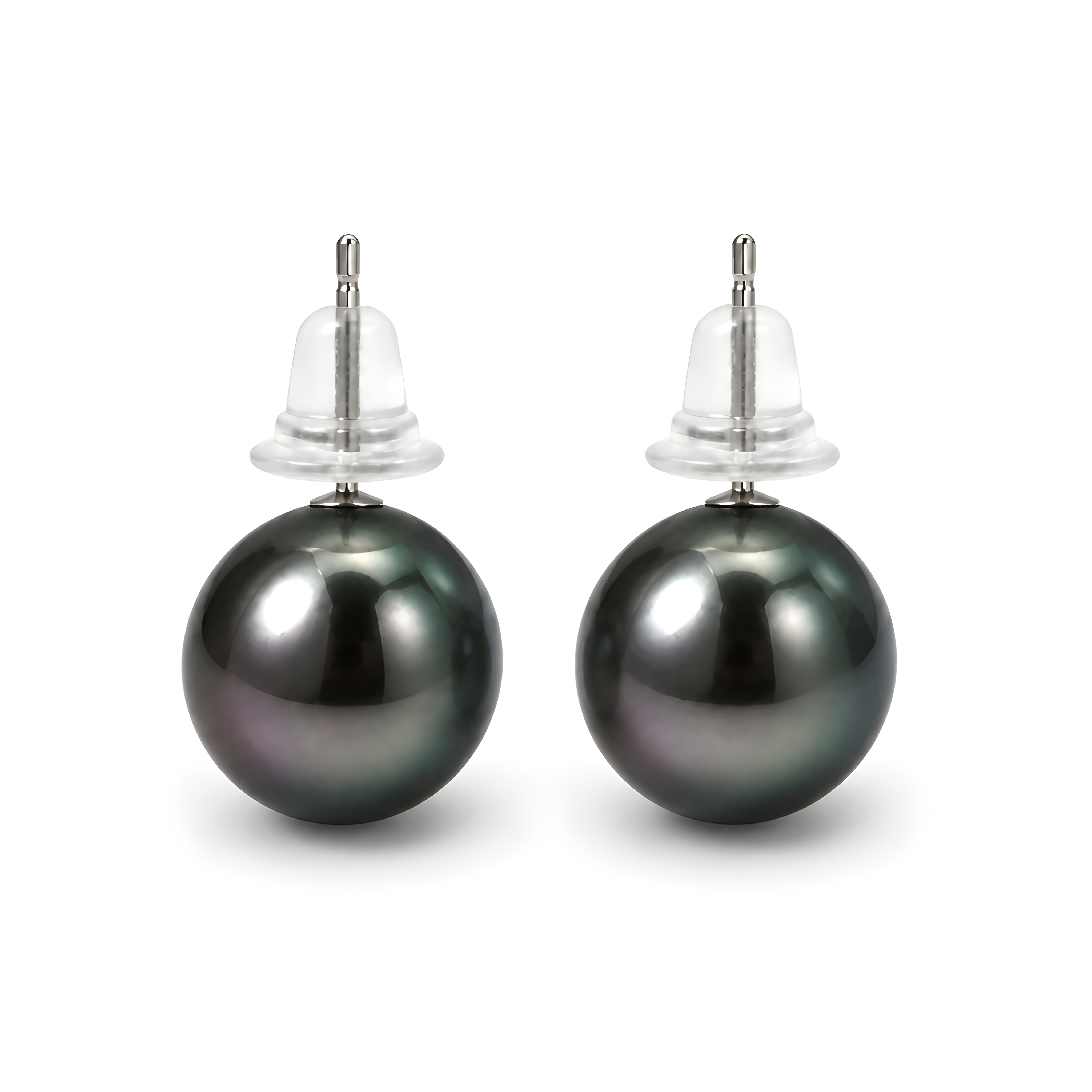 2607 Secondhand Pt900 earrings pearl 8.0mm