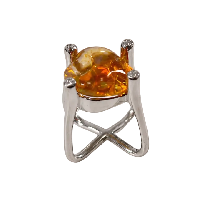 2606 secondhand K18WG OP8.83ct/D0.08ct 14.99g