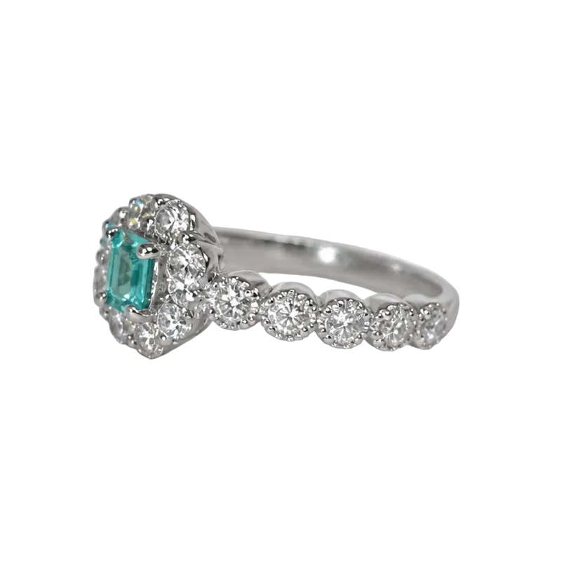 2606 secondhand Pt900 T0.08ct/D0.40ct 3.19g