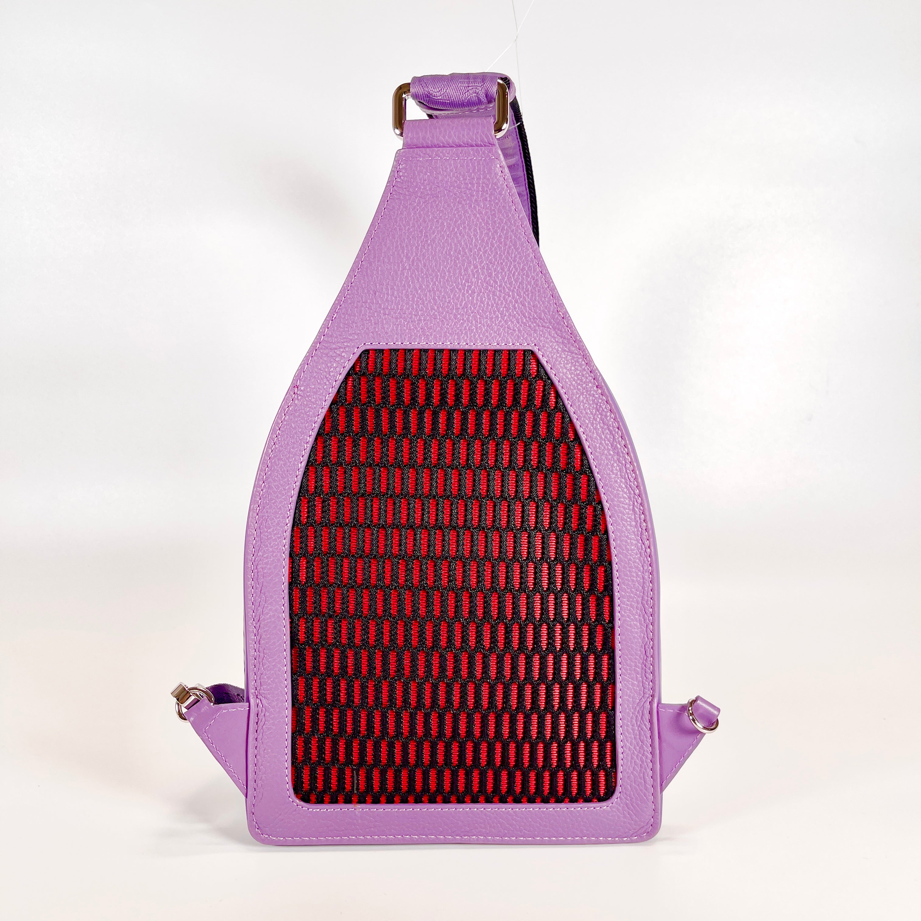 2604 secondhand Christian Louboutin Body Bag studs purple