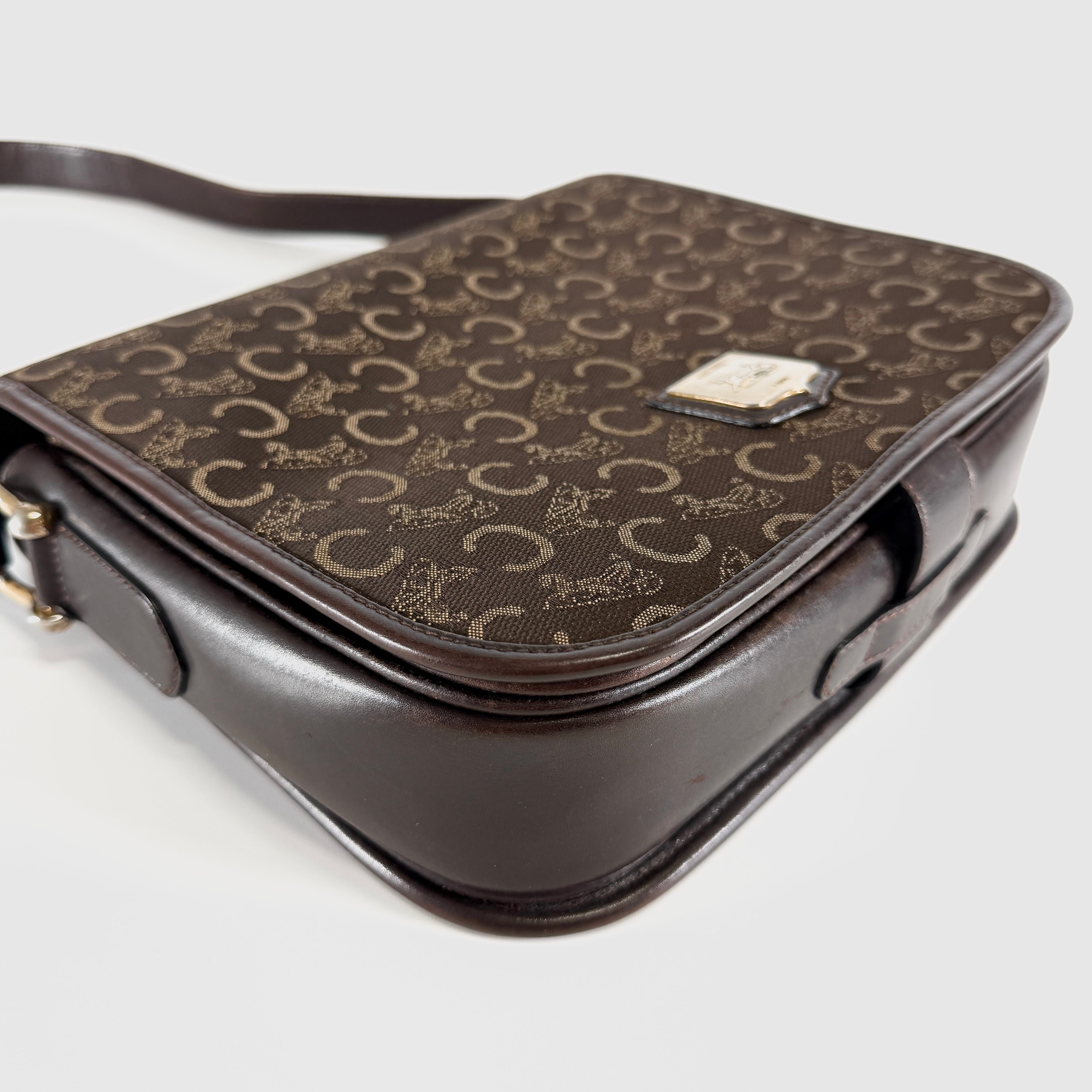 2607 secondhand CELINE C Macadam Shoulder bag