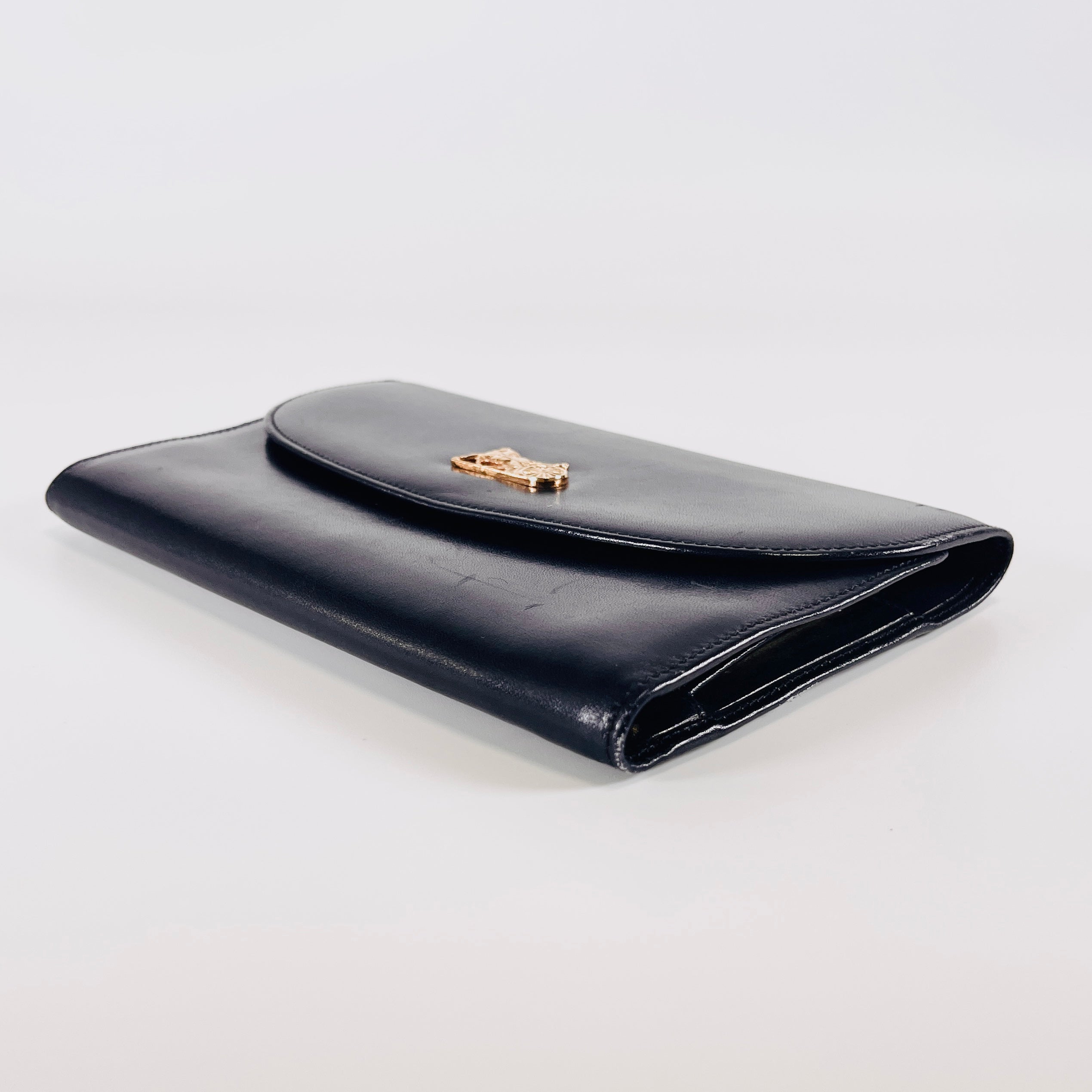 2603 secondhand CELINE Tri fold Long wallet carriage