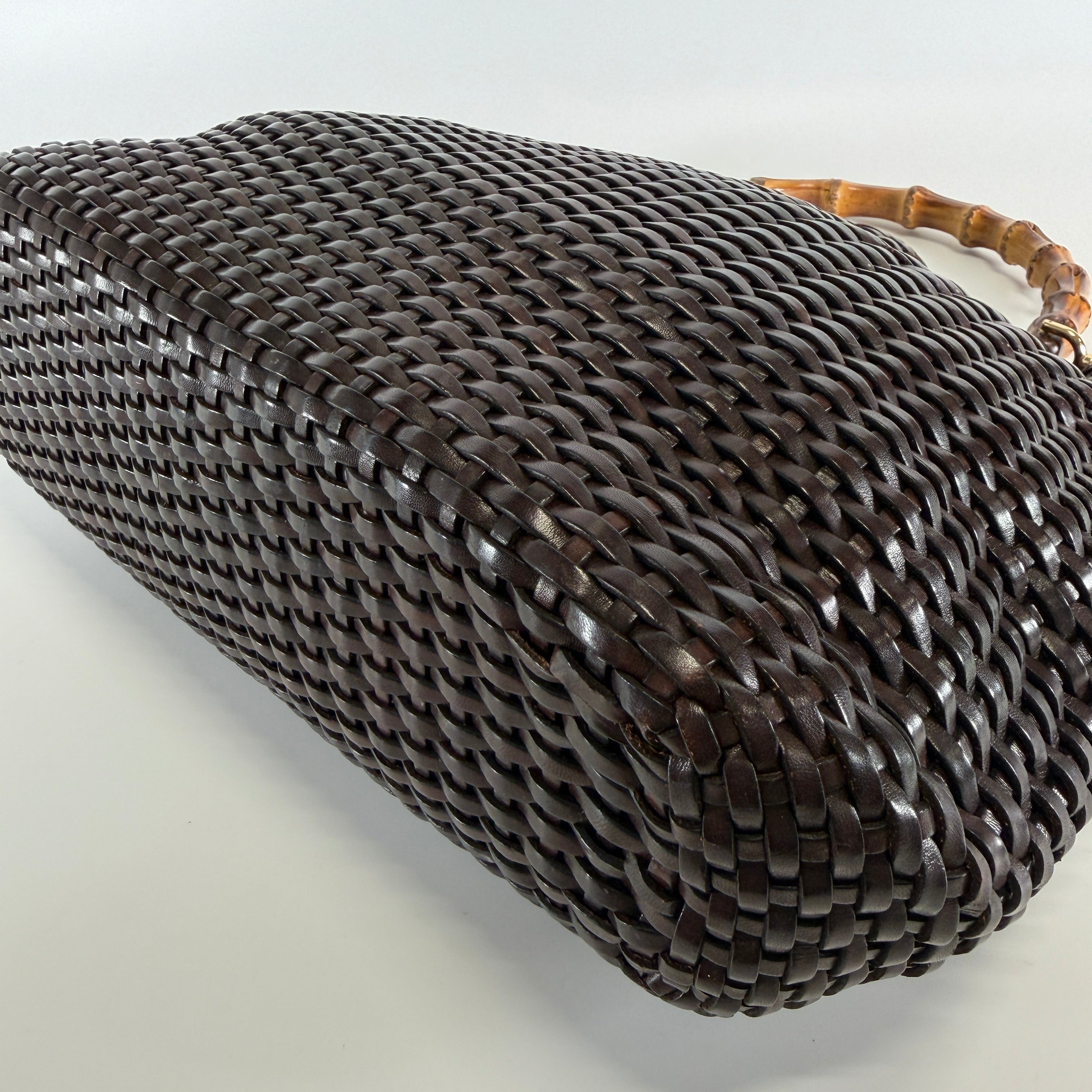 2606 secondhand GUCCI Bamboo hand bag