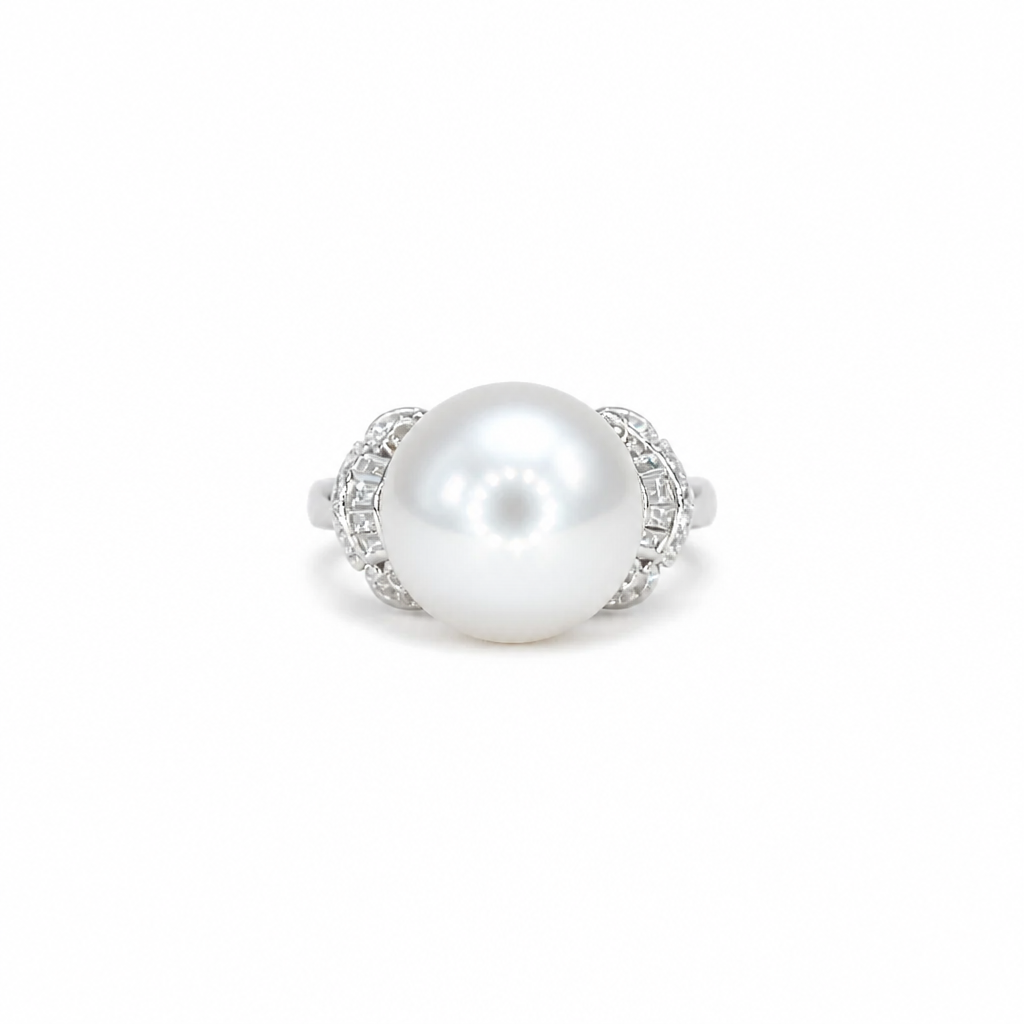2606 secondhand Pt900 11.8mm/D0.40ct 9.66g