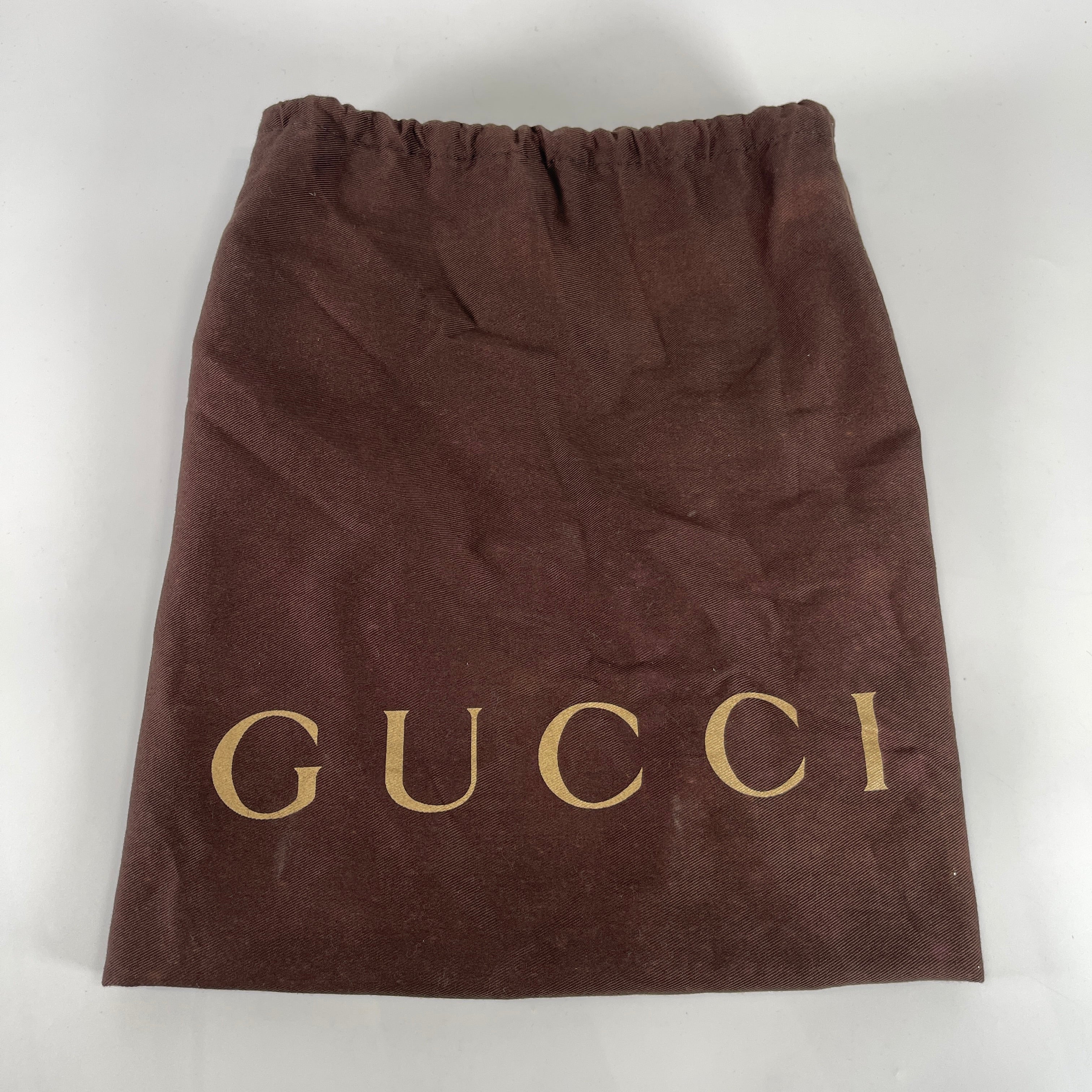 2605 secondhand GUCCI canvas Abby Shoulder bag