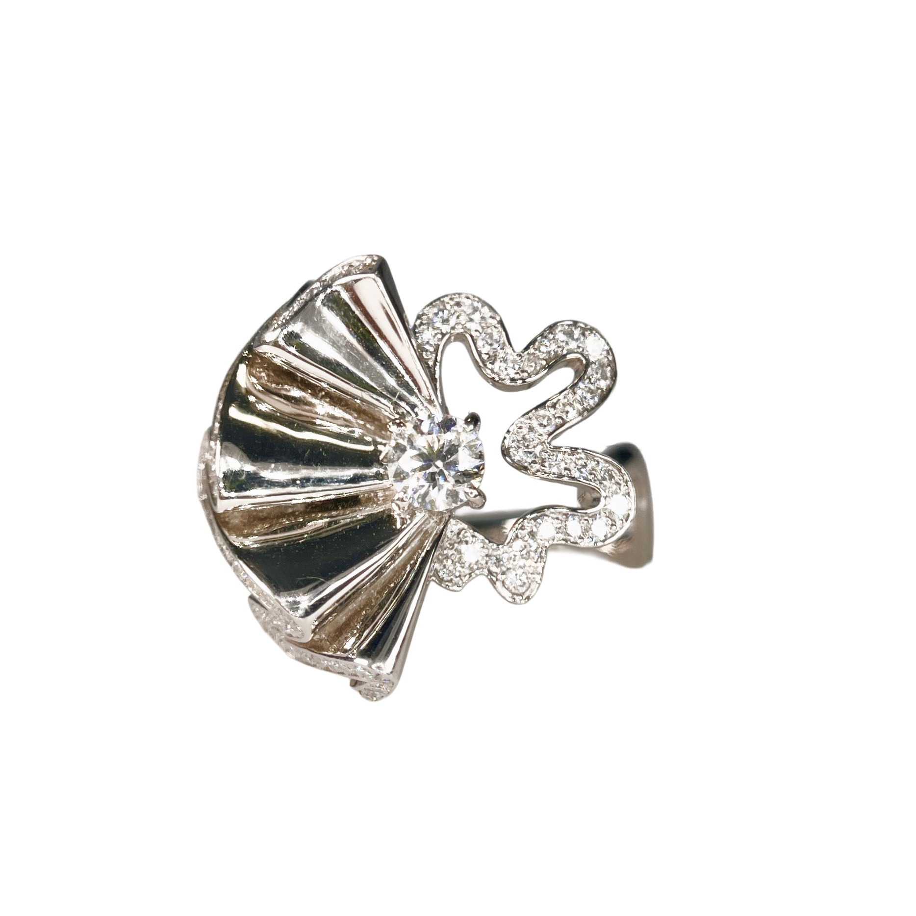2603 secondhand Pt900 D0.312ct/0.47ct 12.06g