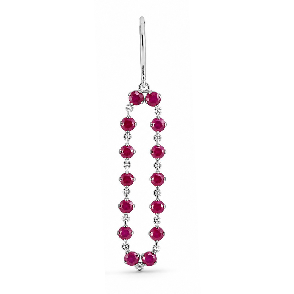 2606 secondhand K18WG Ruby 1.10ct 2.8g