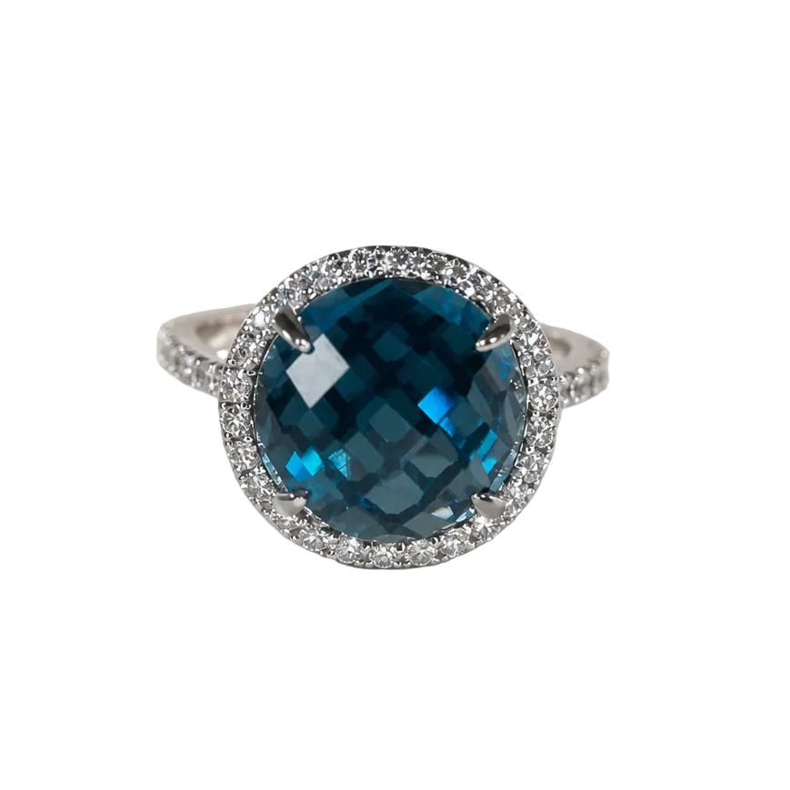 2606 secondhand Pt900 BT6.6ct/D0.5ct 6.67g