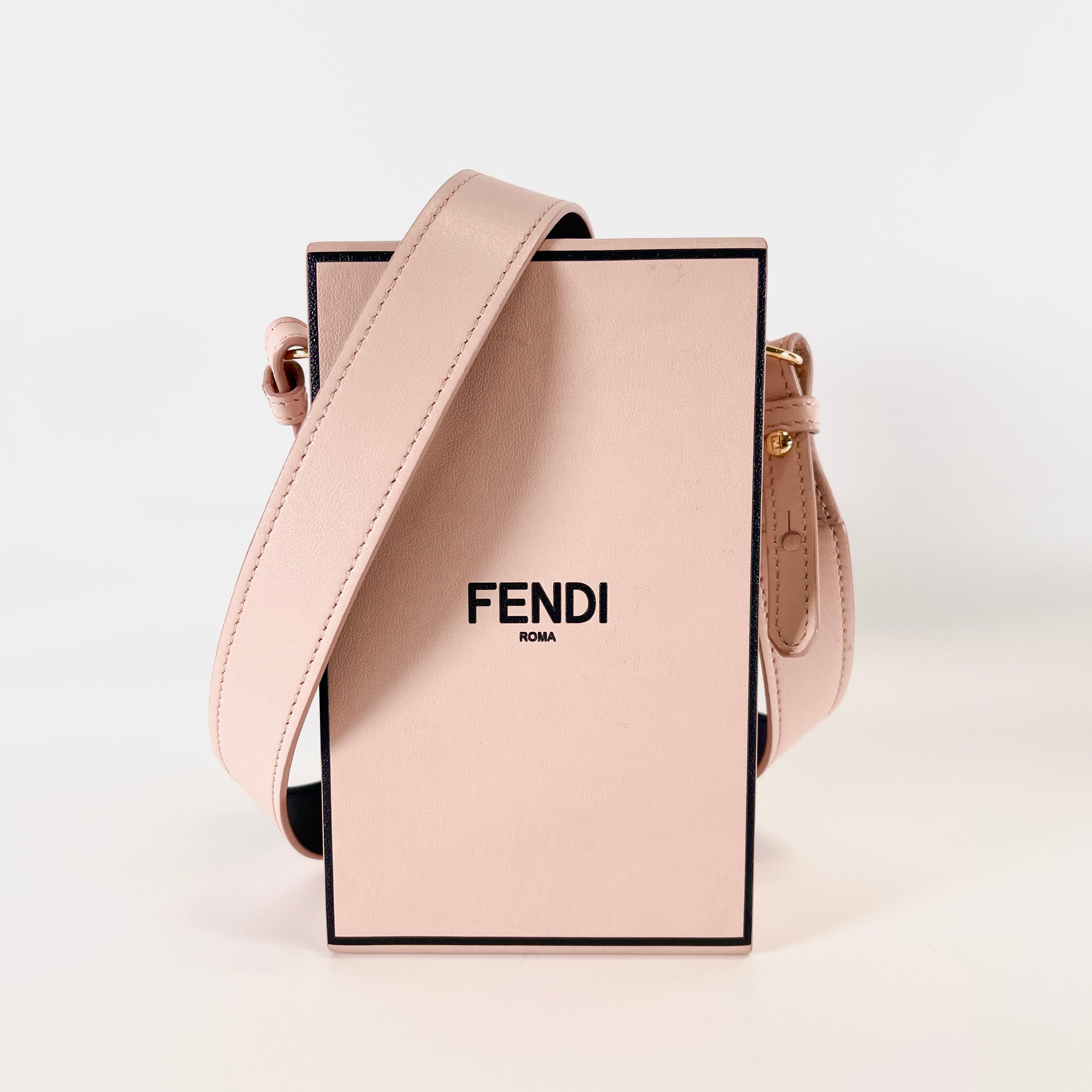 2604 secondhand FENDI Vertical box Shoulder bag