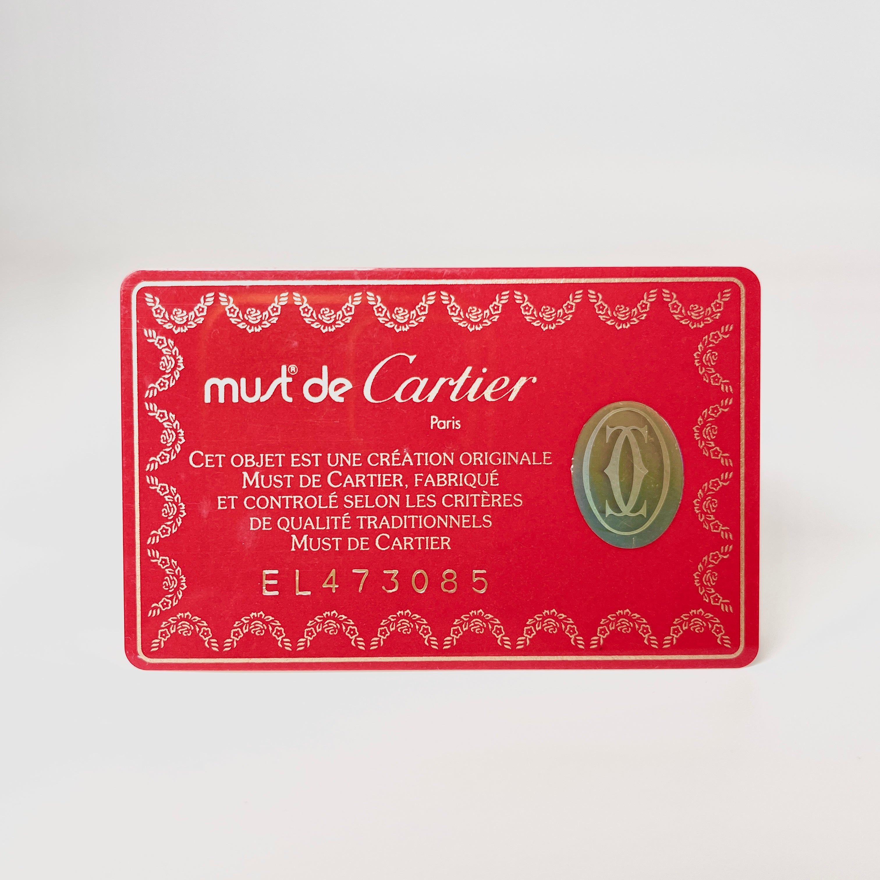 2603 secondhand CARTIER Bifold wallet