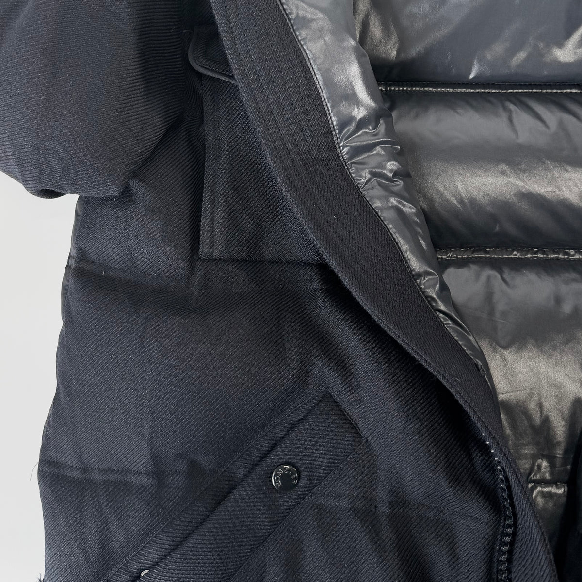 2606 secondhand MONCLER Down jacket coat Navy