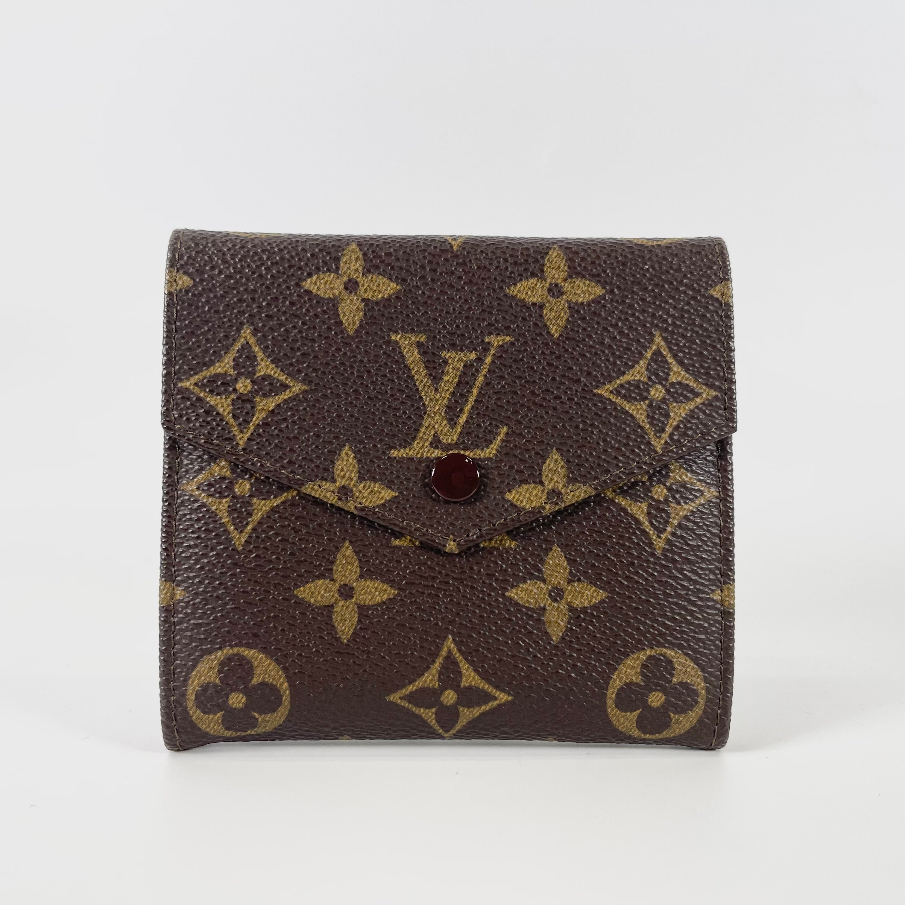 2601 Louis Vuitton Monogram Port Monnaie Bigelow cult Credit M61660 2934AN