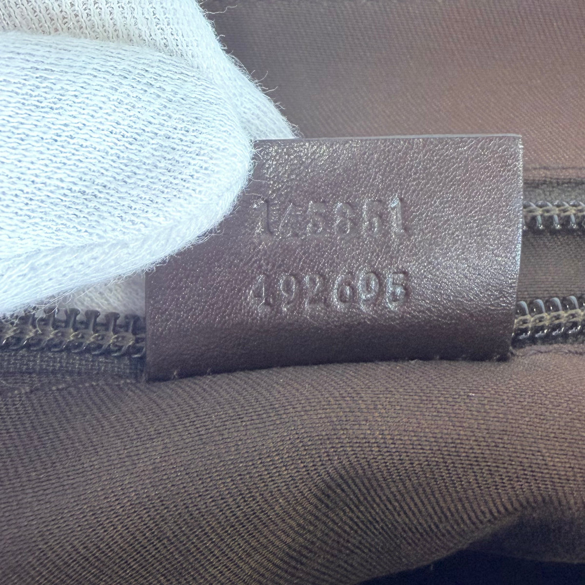 2605 secondhand GUCCI GG canvas Waist bag