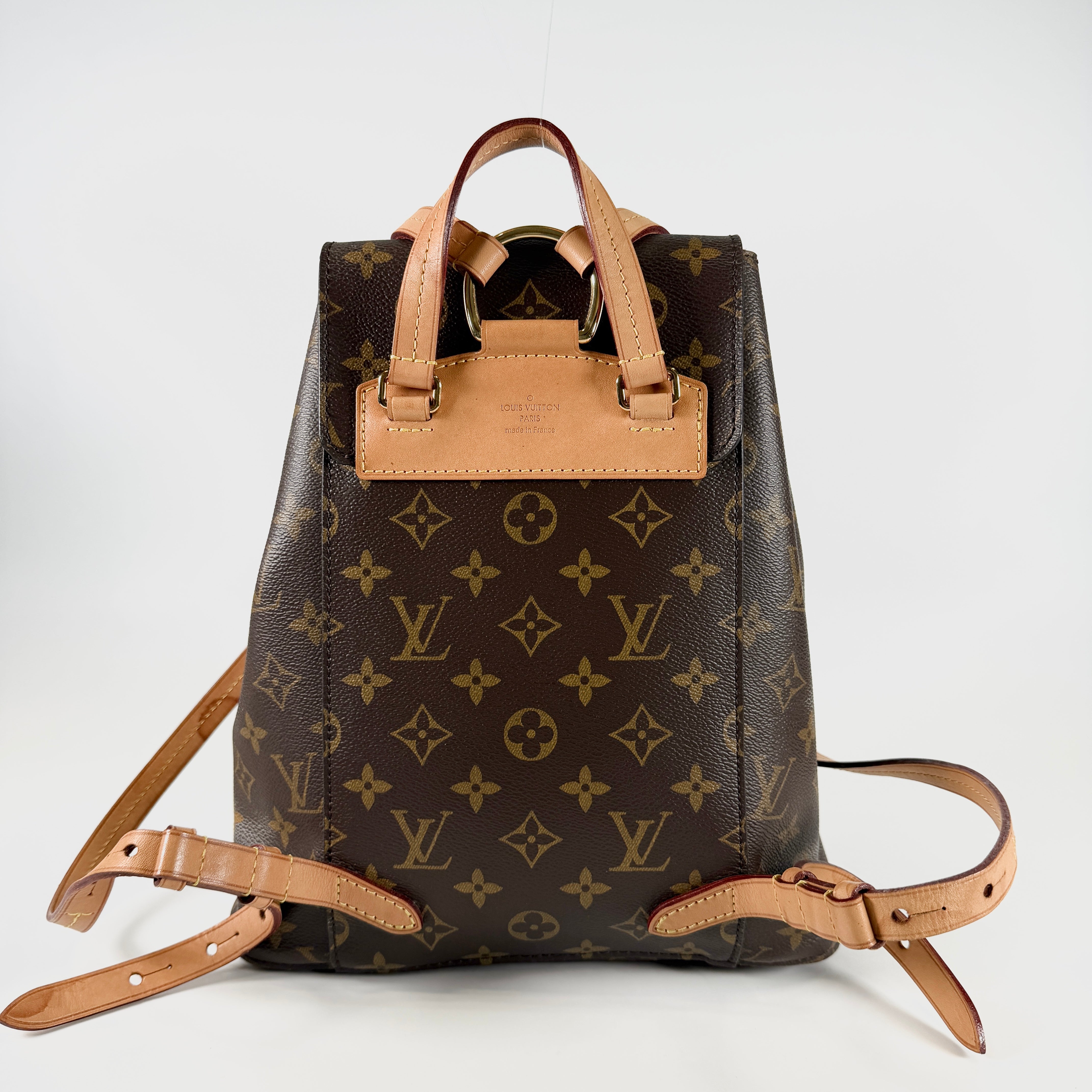 2606 secondhand LV Monogram M43431 backpack Montsouris