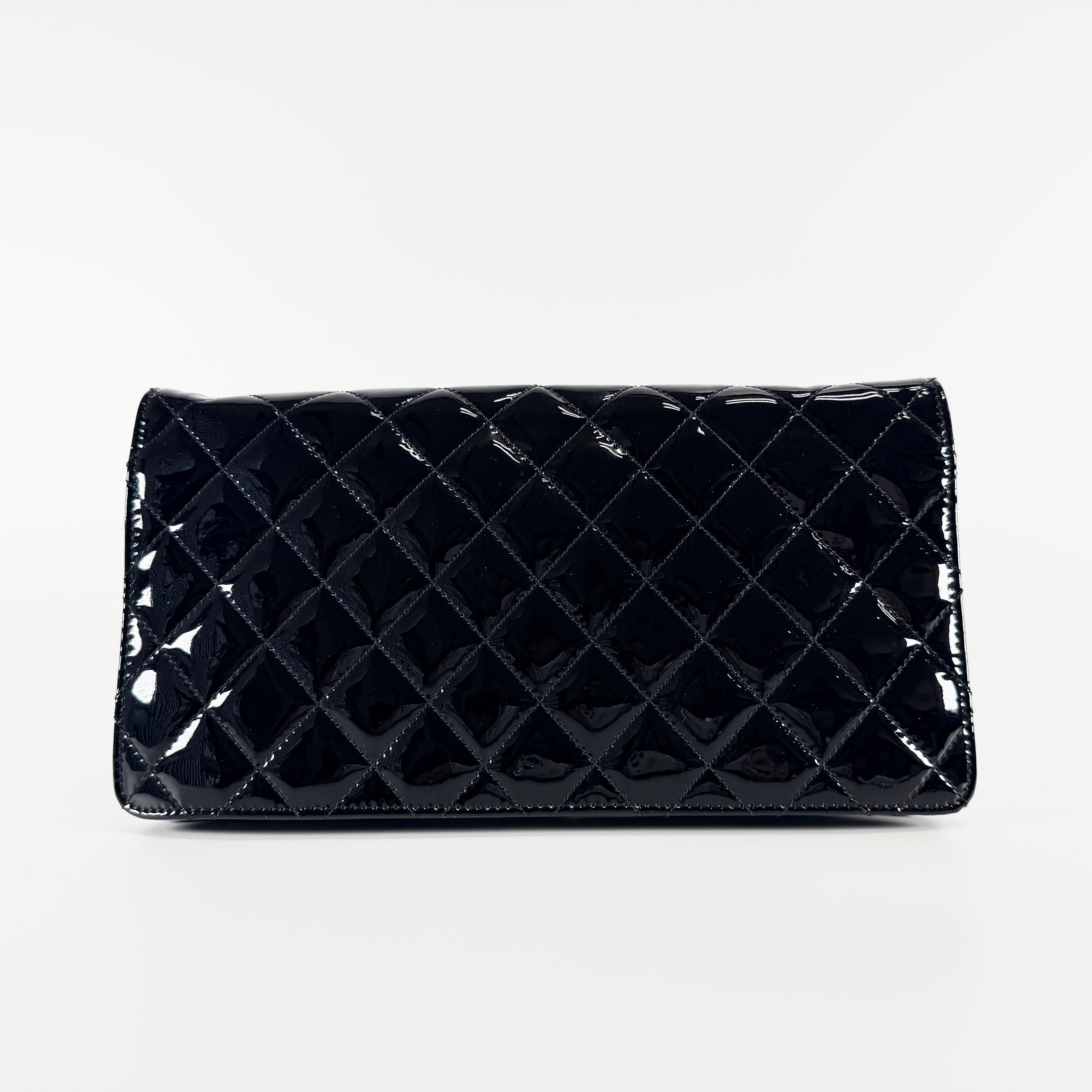 2606 secondhand CHANEL patent Chain Shoulder Bag