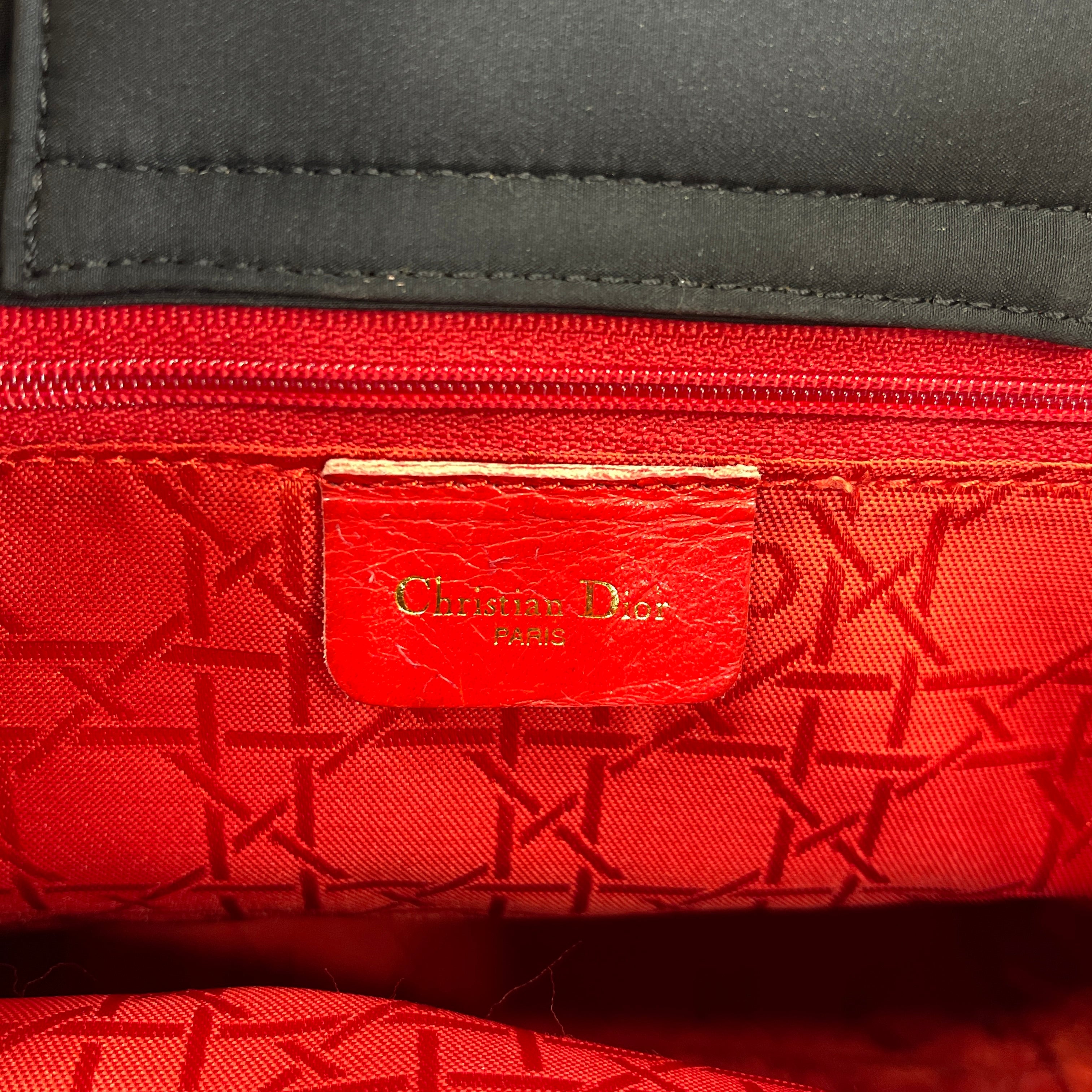 2605 secondhand CD nylon Lady Dior